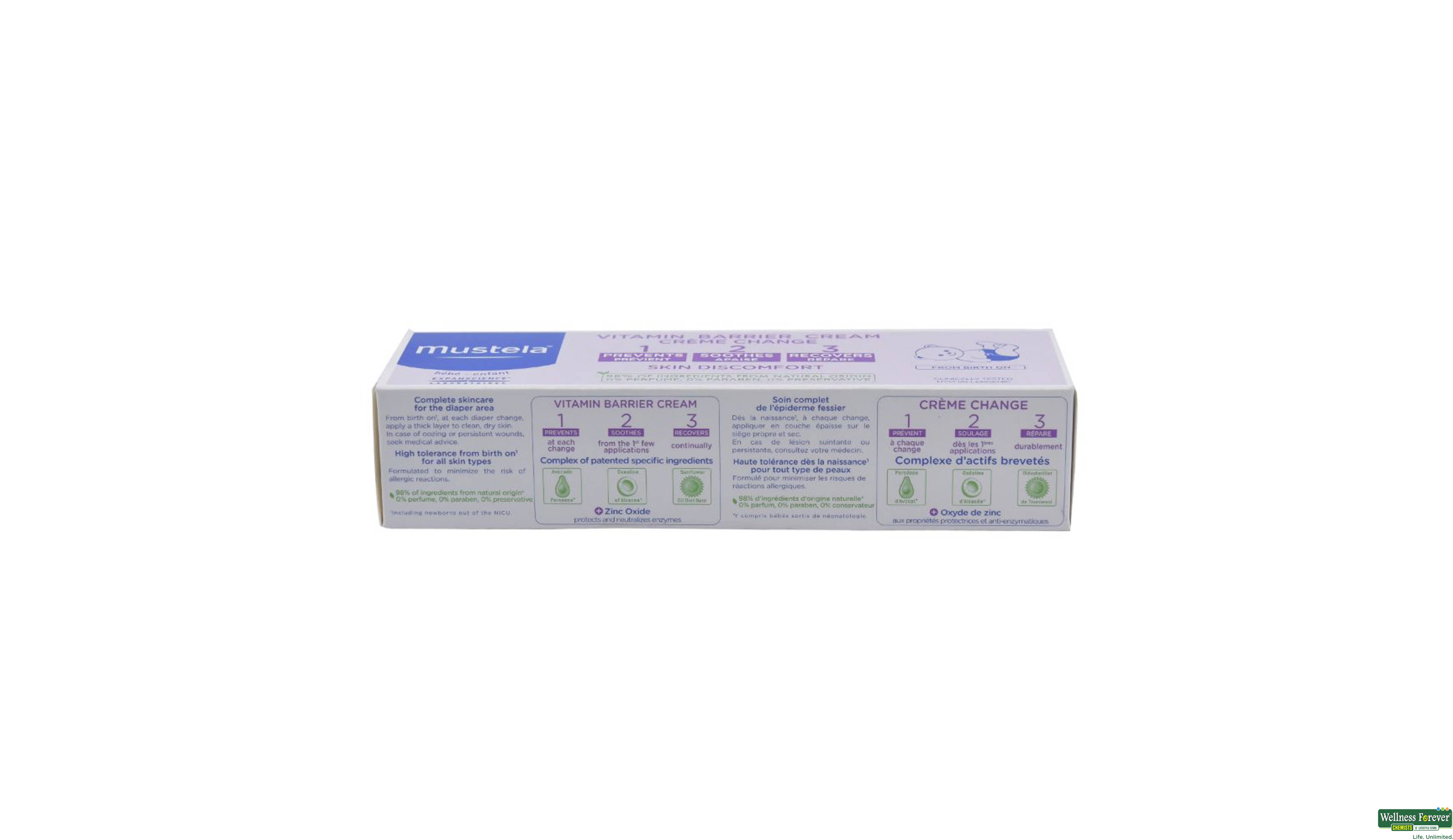 MUSTELA CRM VITAMIN BARRIER 1 2 3 100ML- 6, 100ML, 