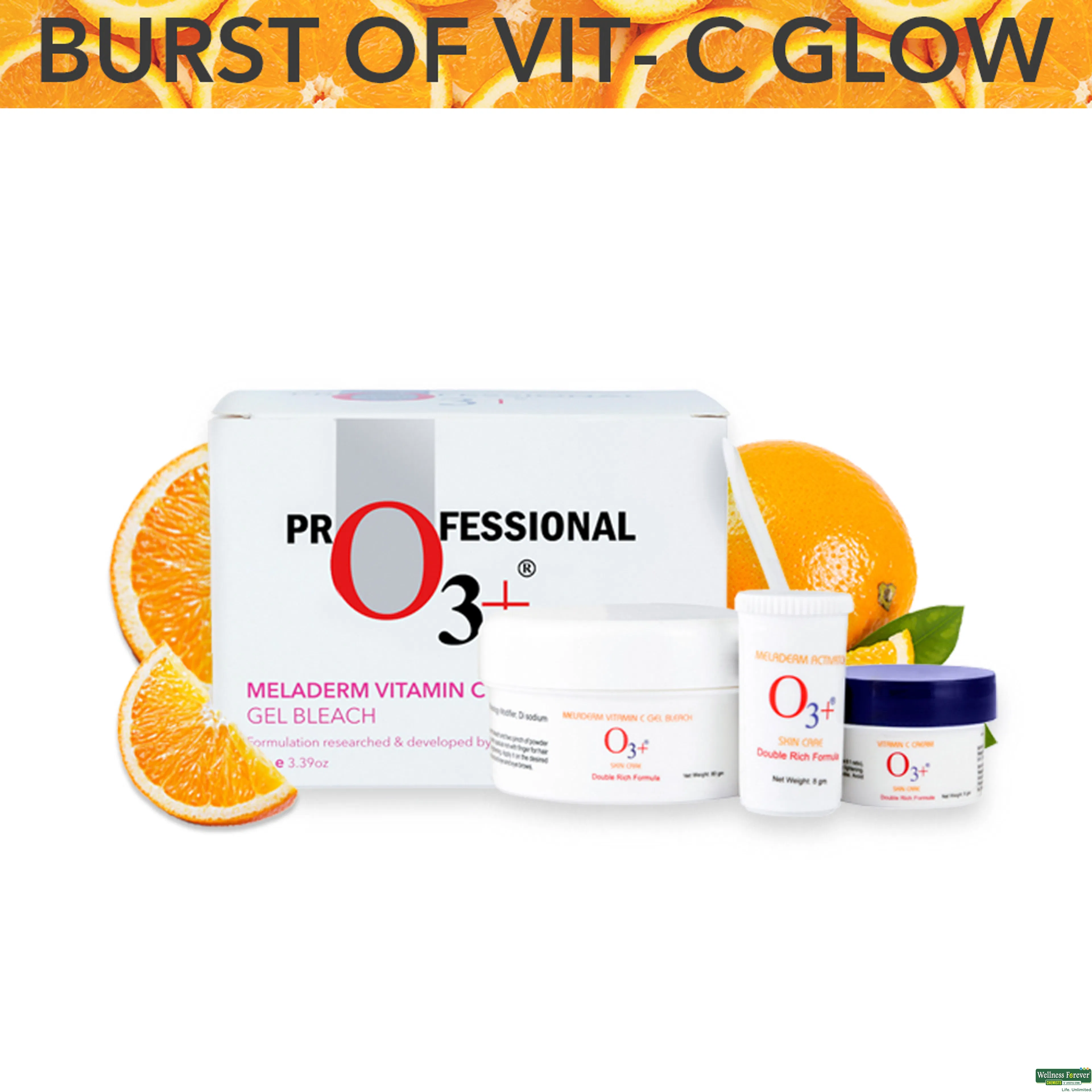 O3+ BLEACH PRO MELADERM VIT C 100GM-image