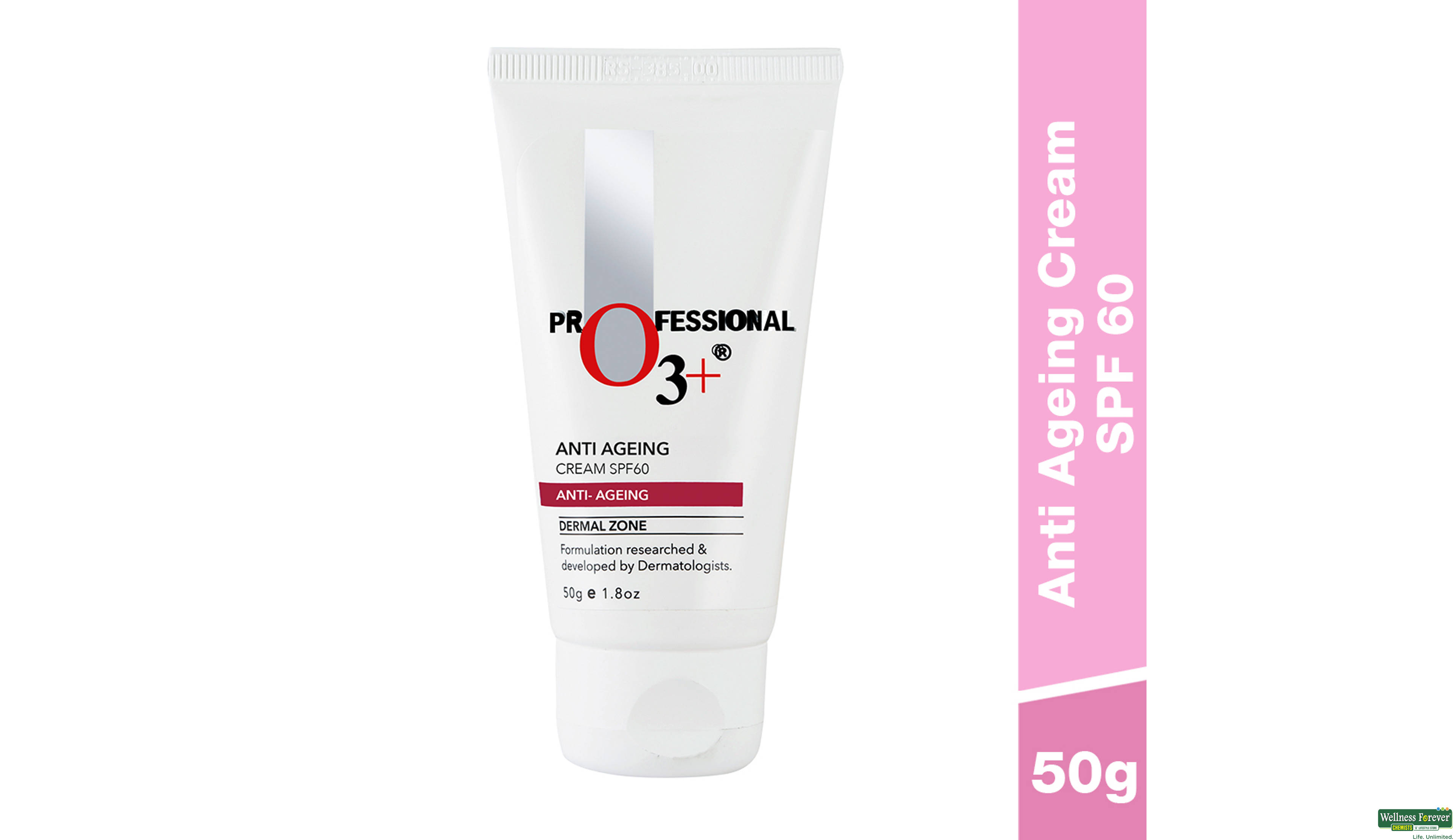 O3+ F/CRM PRO ANTI AGEING SPF60 50GM- 1, 50GM, 