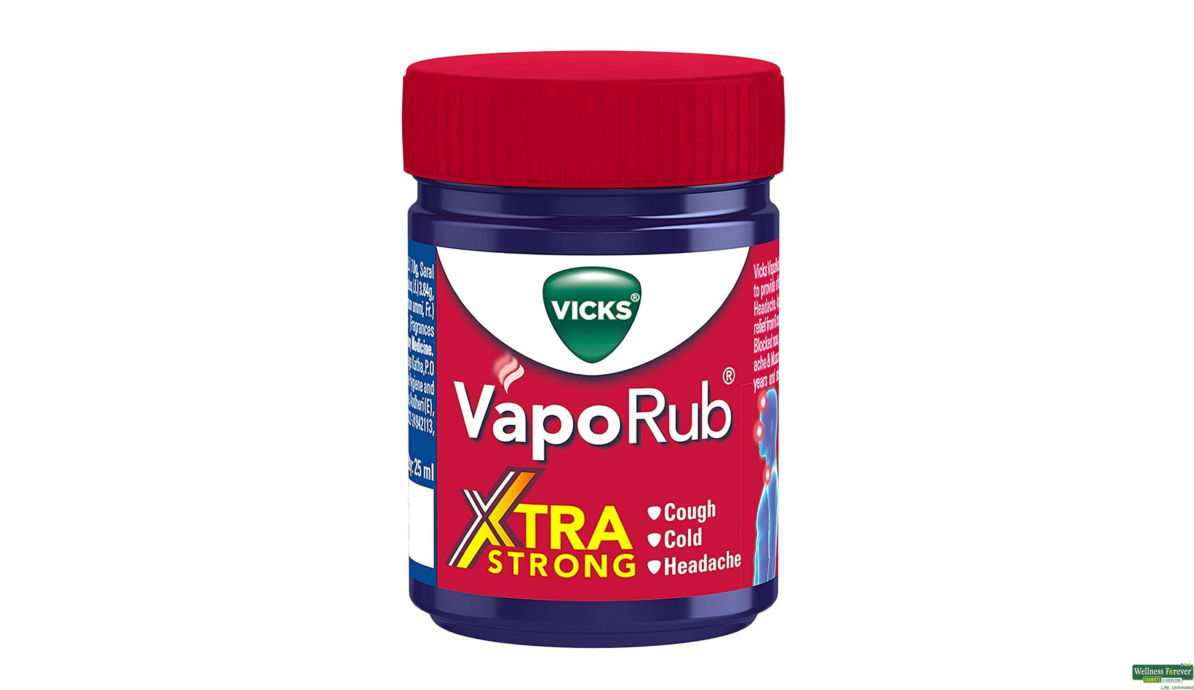 VICKS VAPORUB EXTRA STRONG 25GM- 1, 25GM, 