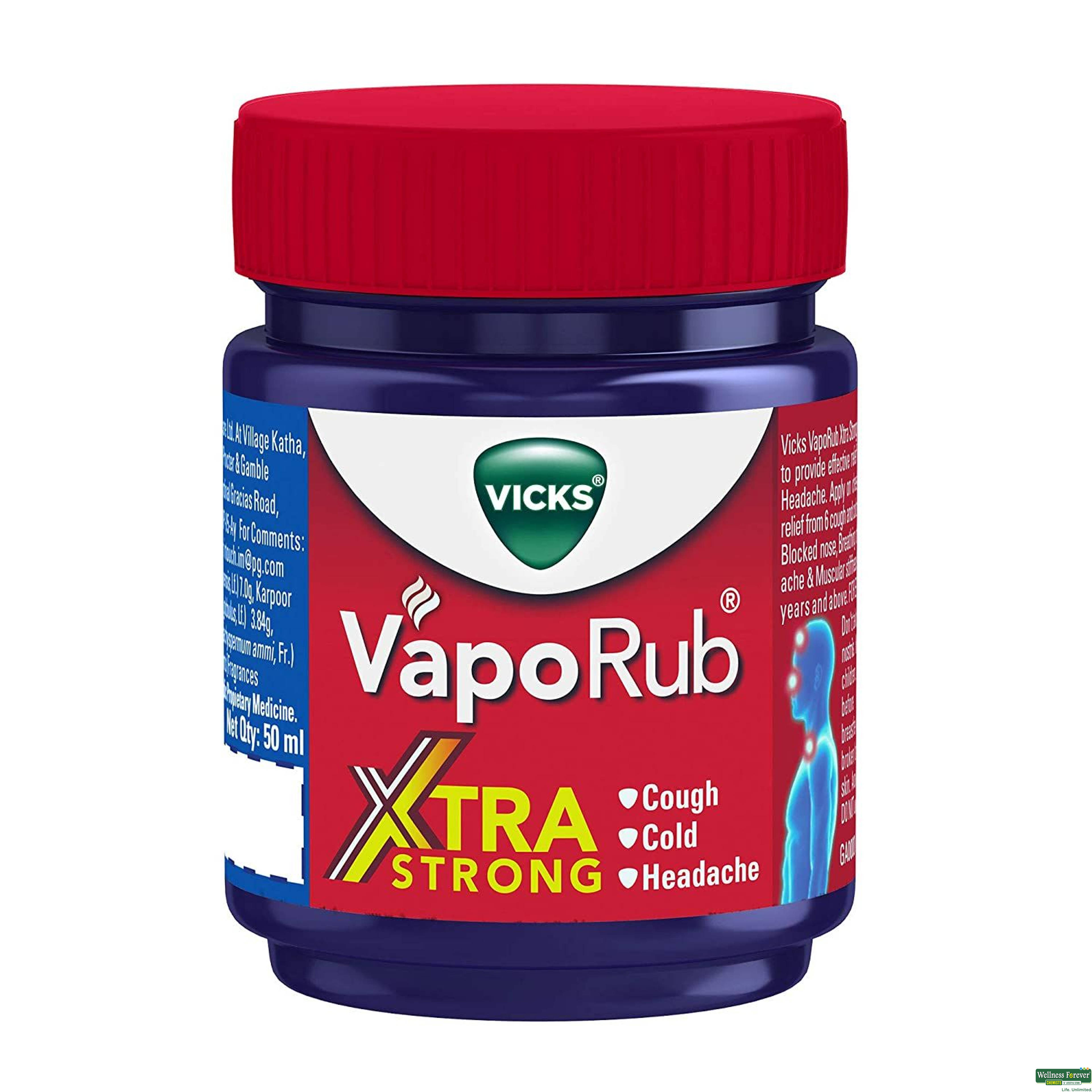 VICKS VAPORUB EXTRA STRONG 50GM-image