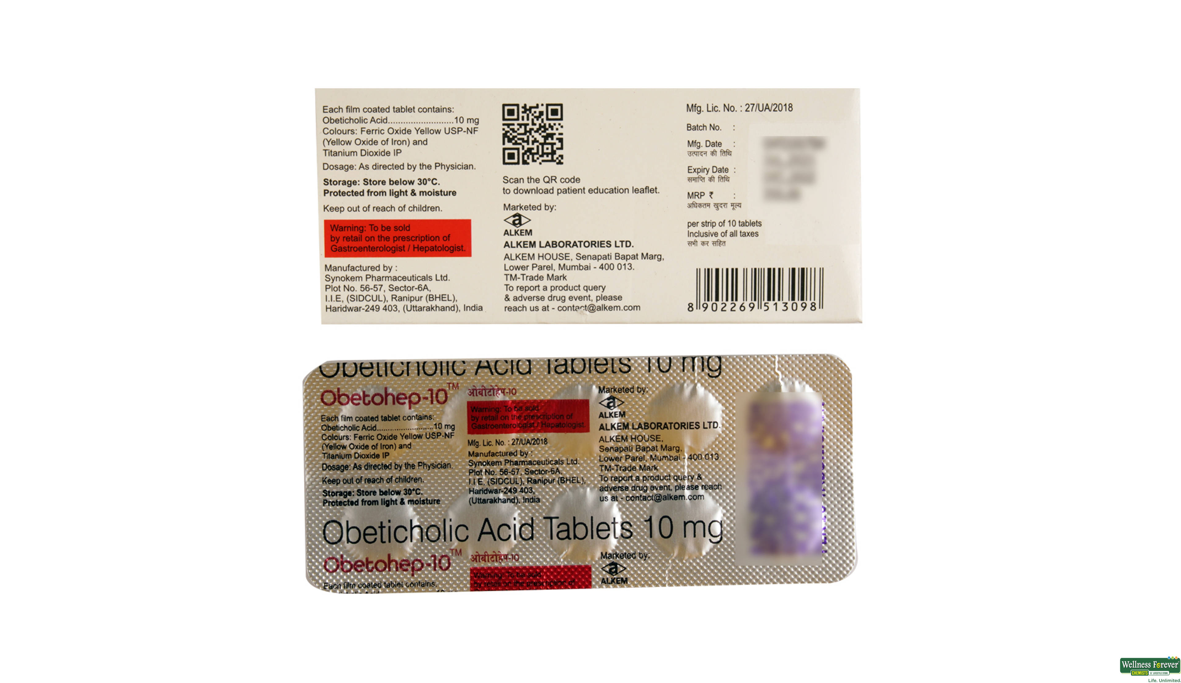 OBETOHEP 10MG 10TAB- 2, 10TAB, 
