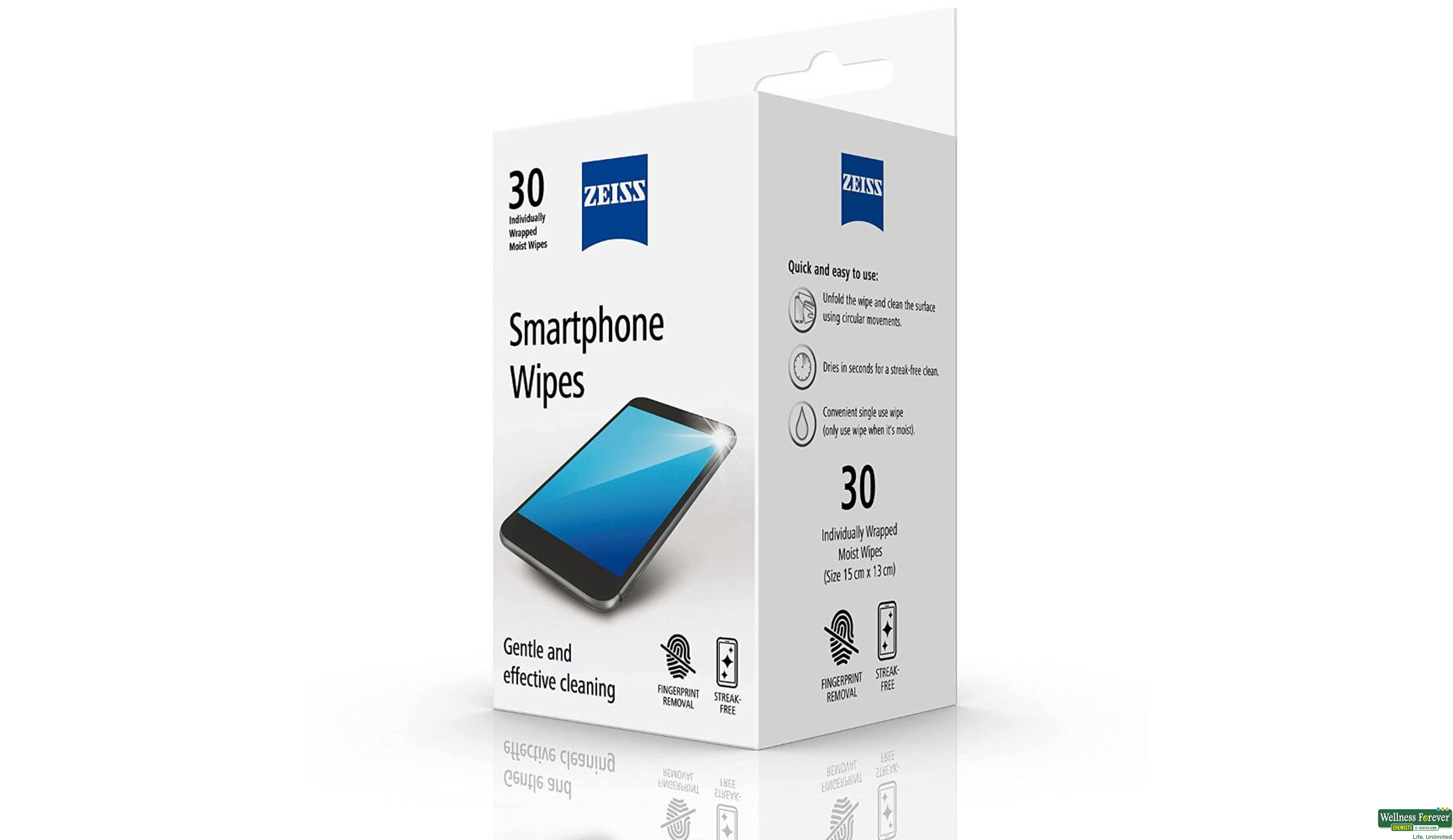 ZEISS WIPES SMART PHONE 30PC- 1, 30PC, 
