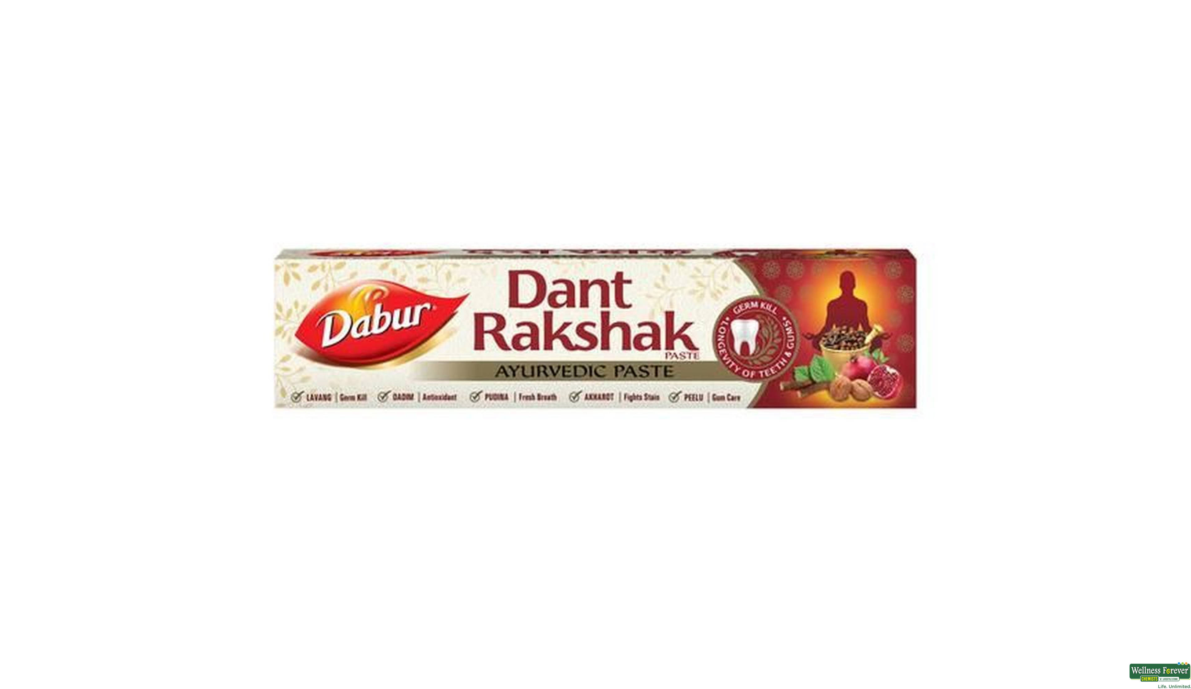 DABUR T/PASTE DANT RAKSHAK 175GM- 1, 175GM, 