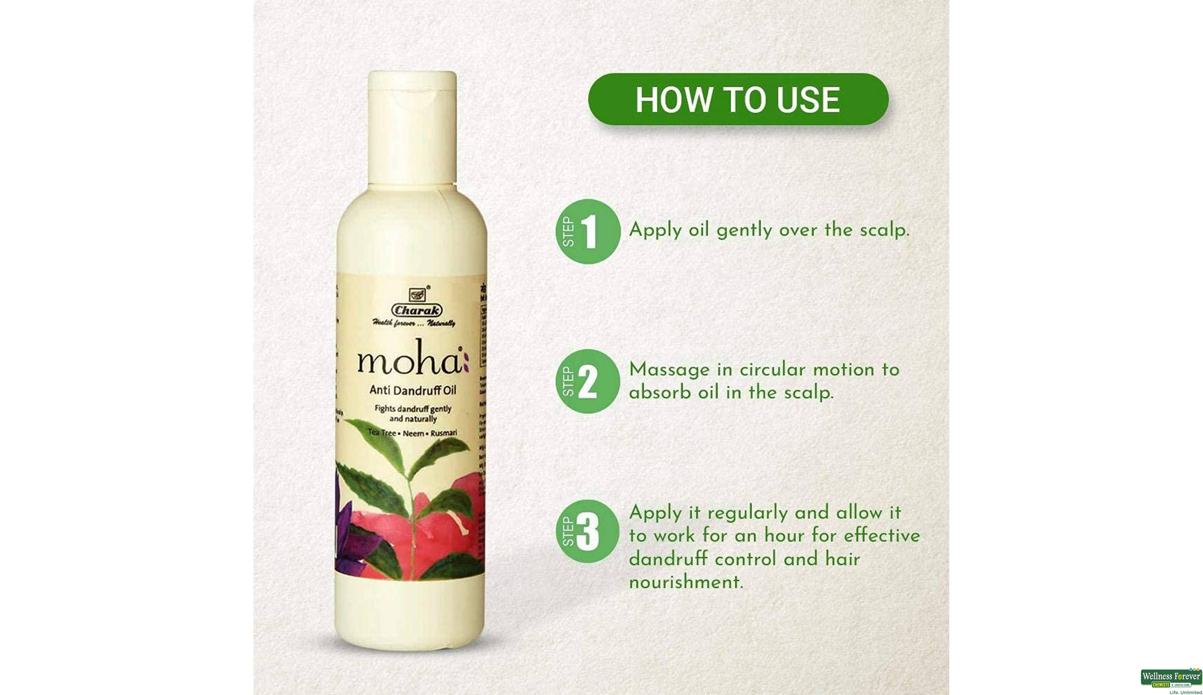 MOHA HR/OIL ANTI DANDRUFF 100ML- 3, 100ML, 