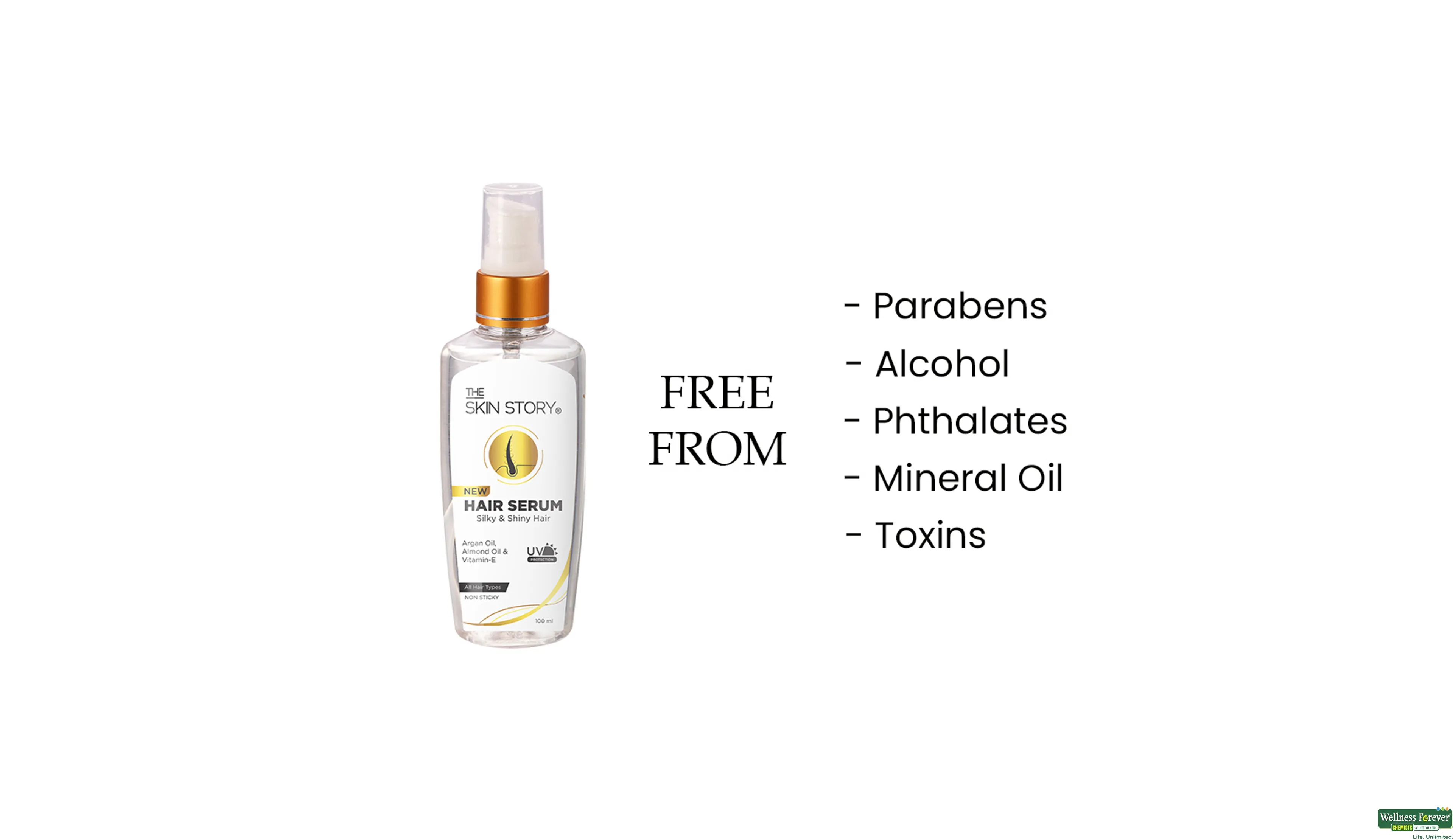 Buy The Skin Story Hair Serum Silky and Shiny Hair 100 ml Online