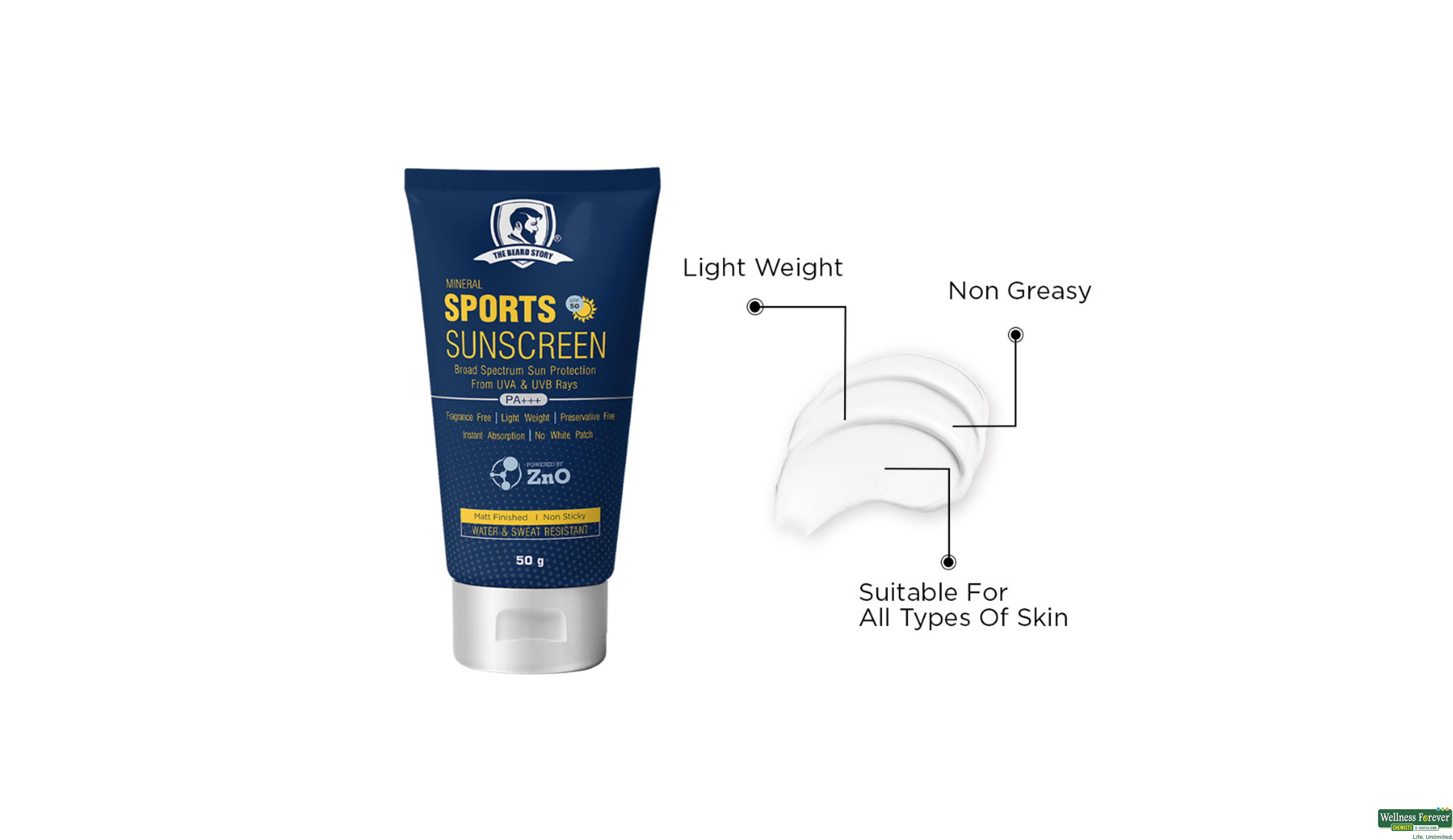 THE BEARD STORY F/CRM MINERAL SPOR 50GM- 5, 50GM, 
