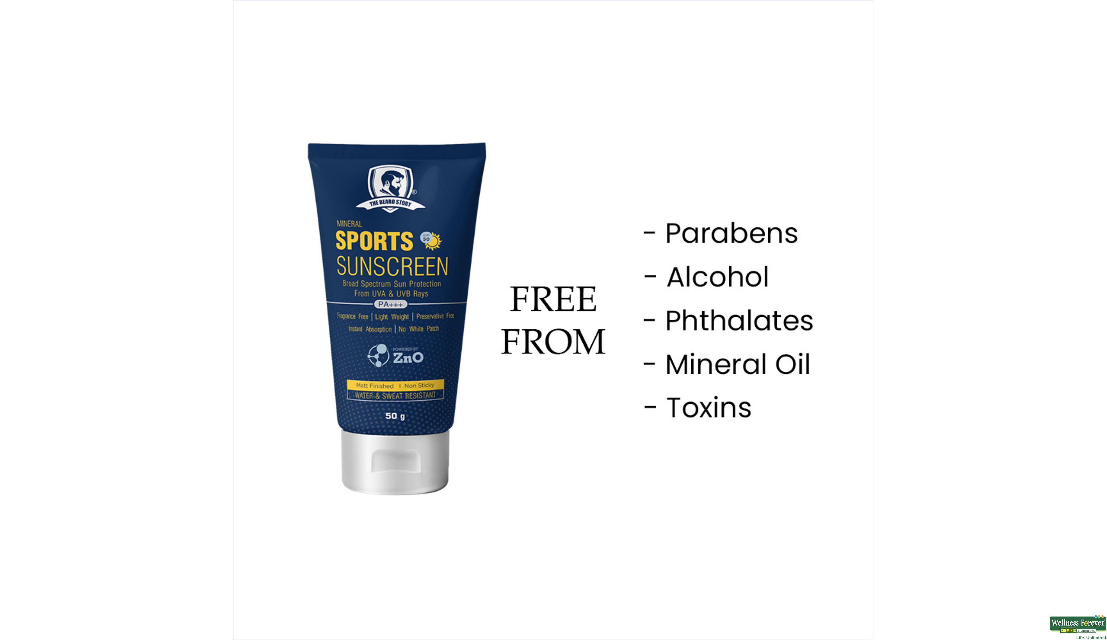 THE BEARD STORY F/CRM MINERAL SPOR 50GM- 6, 50GM, 