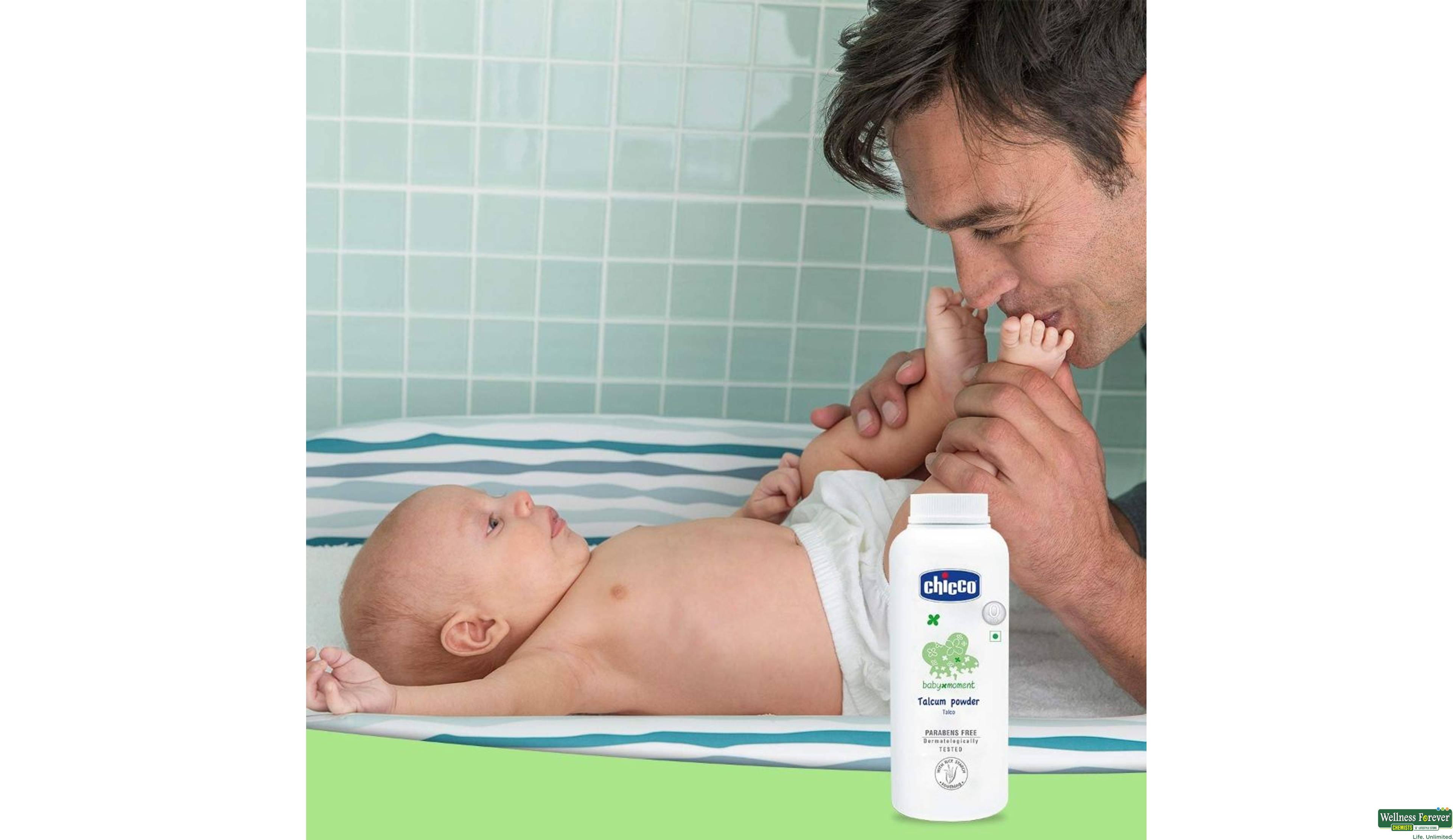 CHICCO BABY TALC 75GM- 4, 75GM, null