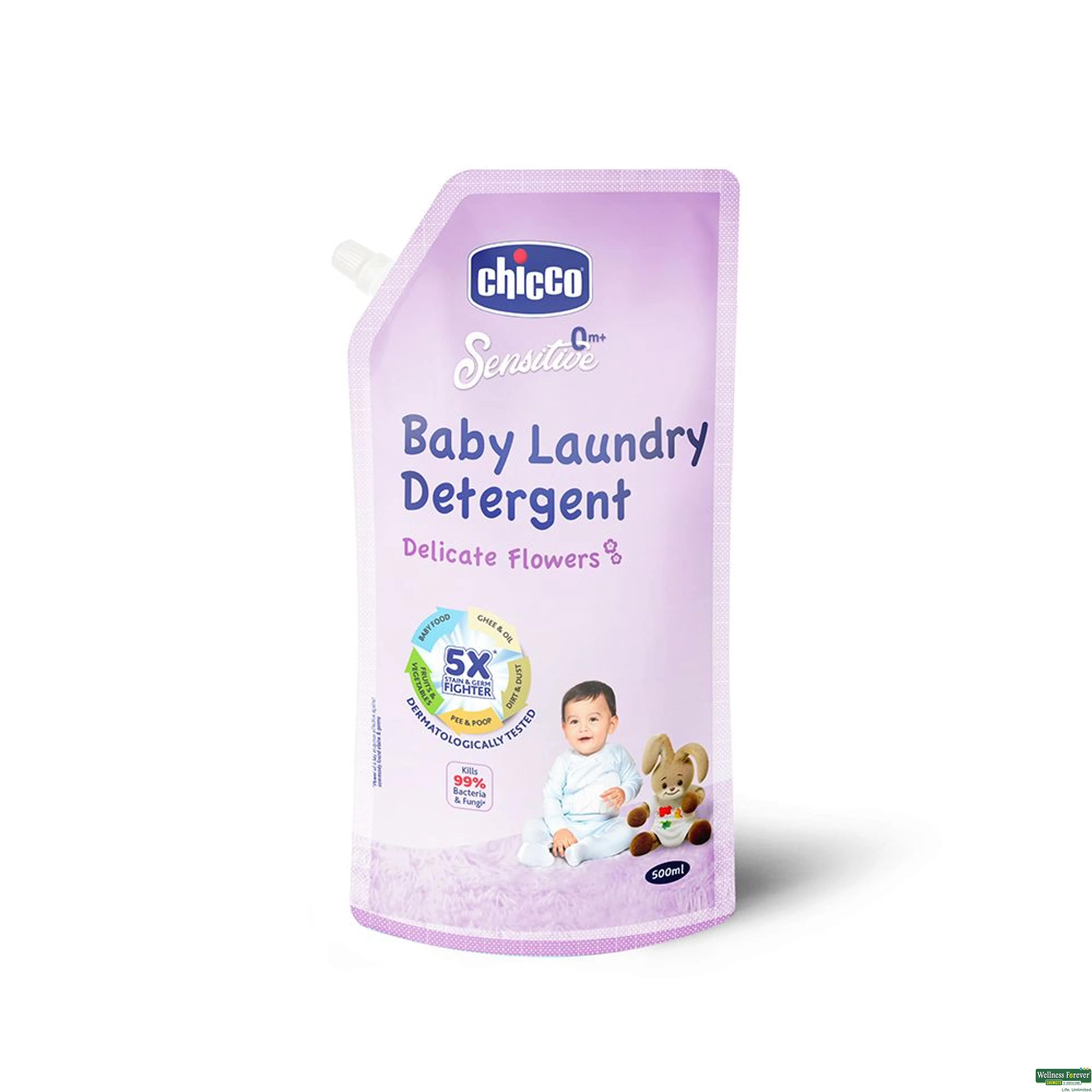 CHICCO BABY DETERGENT FRESH SPRING 500ML-image