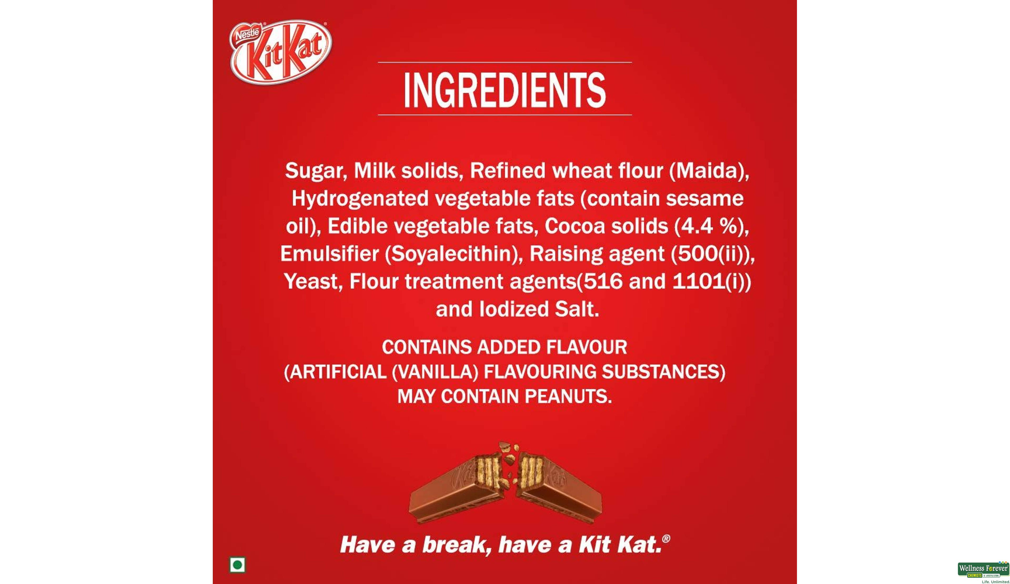 NEST CHOC KITKAT 55GM- 4, 55GM, 