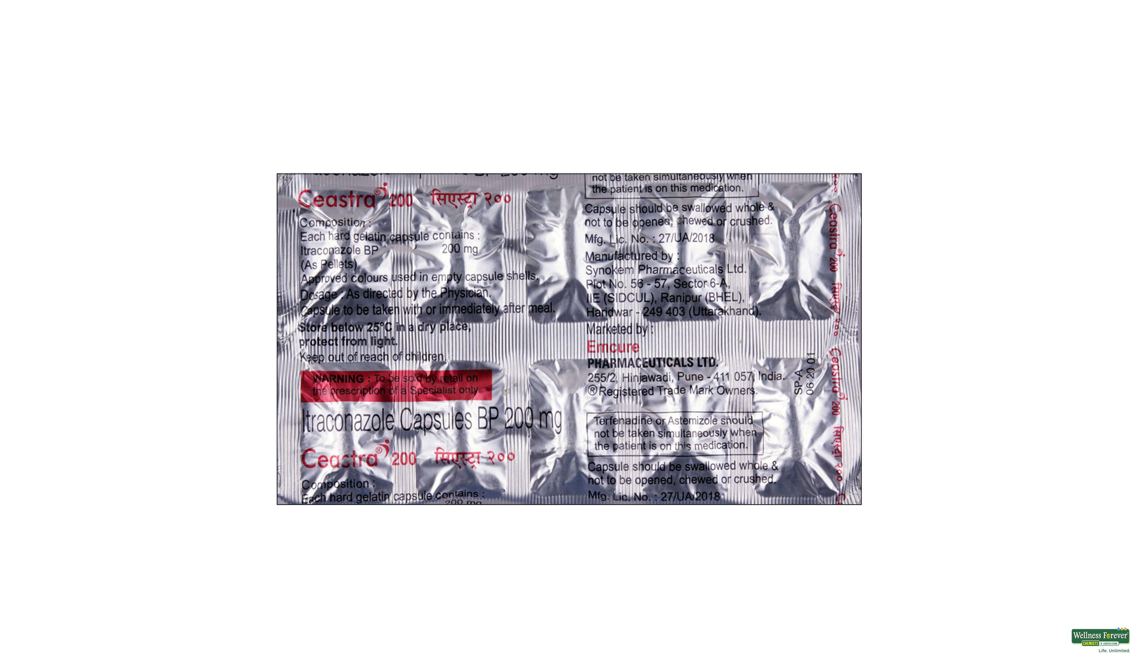 CEASTRA 200MG 10CAP- 1, 10CAP, 