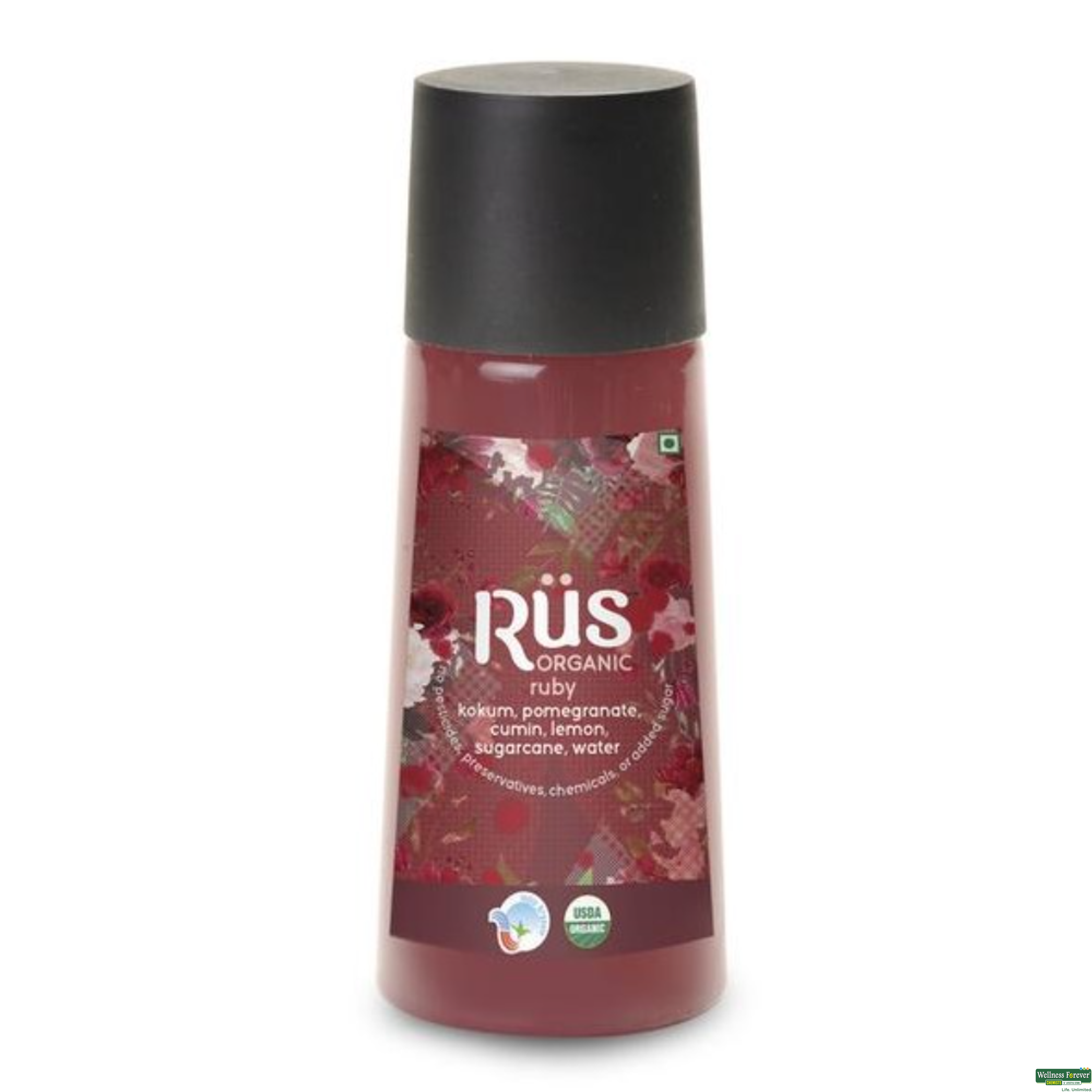 Rus Organic Ruby Cold Pressed Fruit Juice, 250 ml-image