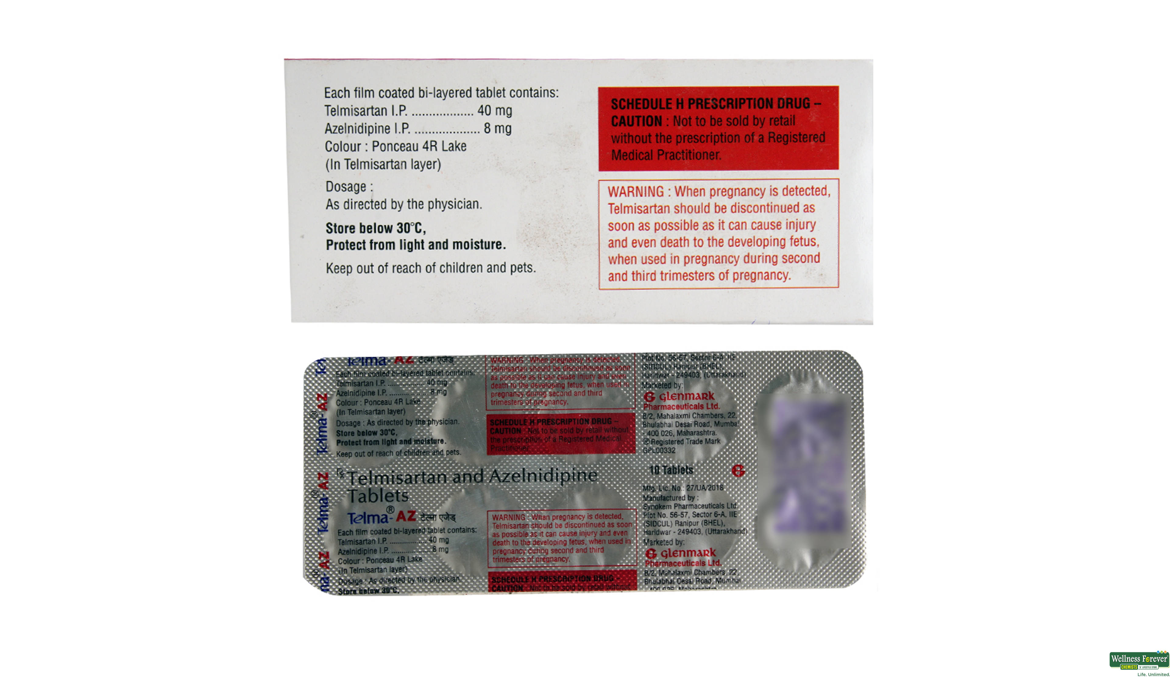 TELMA-AZ 10TAB- 2, 10TAB, 