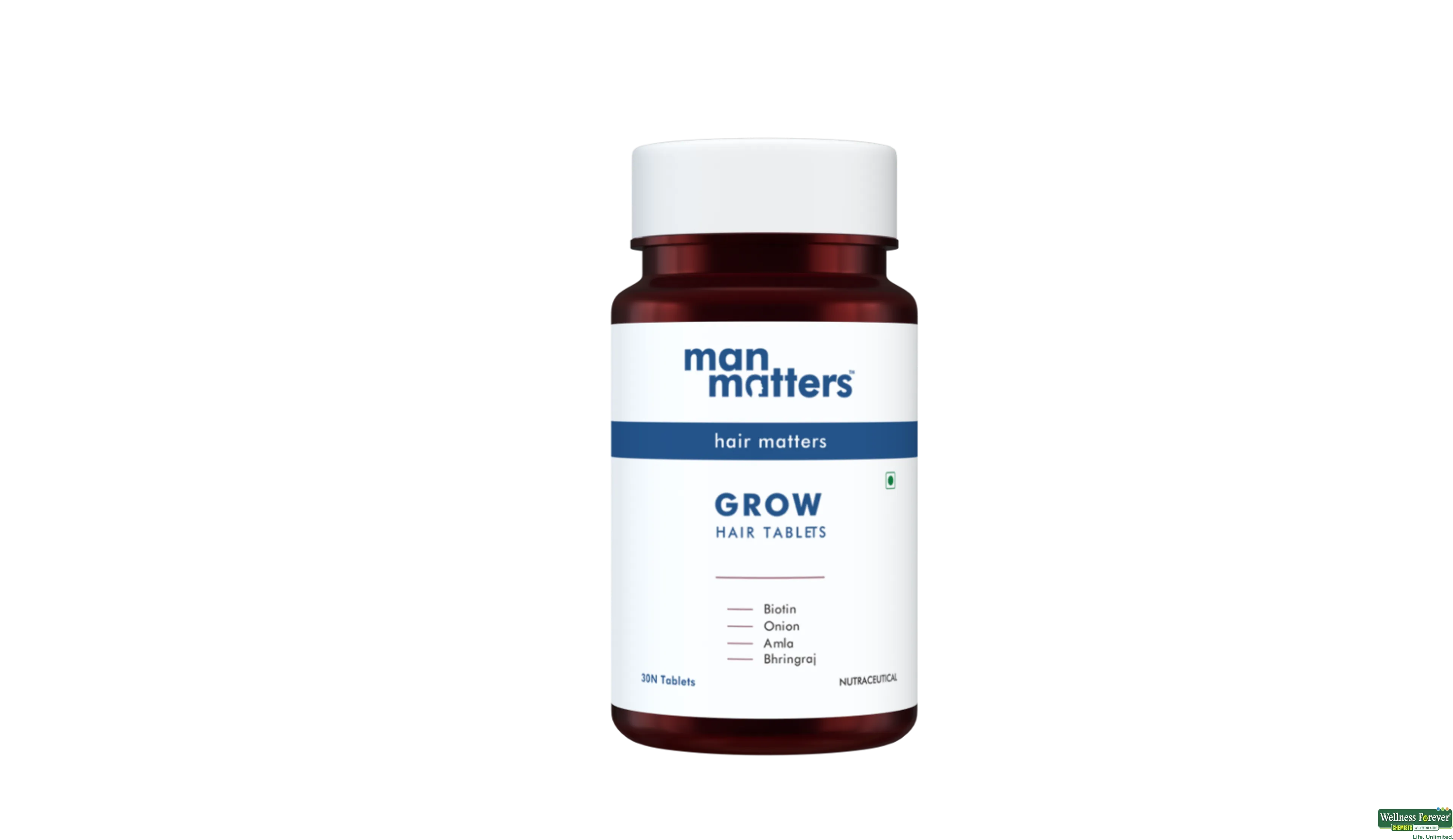 MAN MATTERS GROW HAIR 30TAB- 1, 30TAB, 