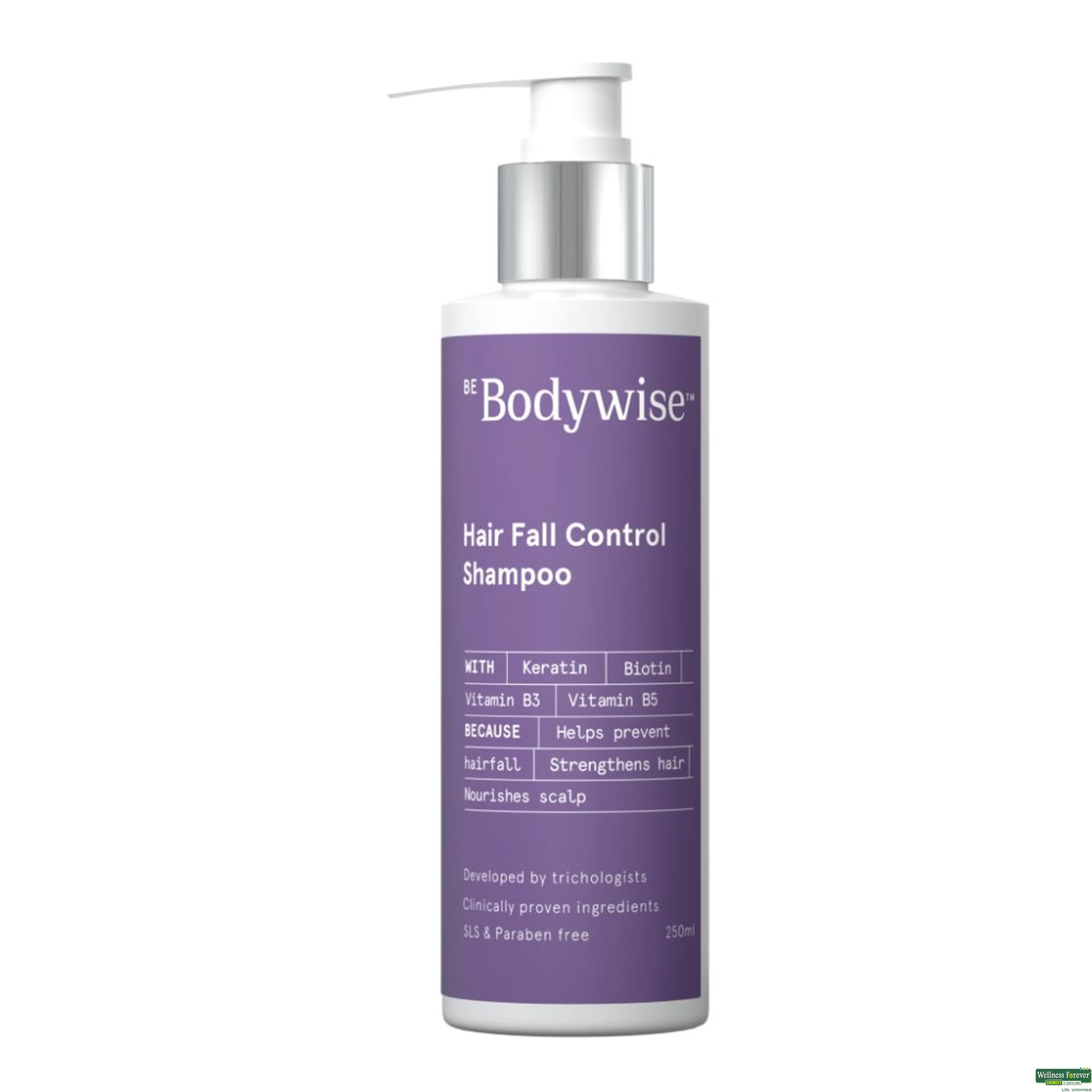 BE BODYWISE SHMP CONTROL HR FALL 250GM-image