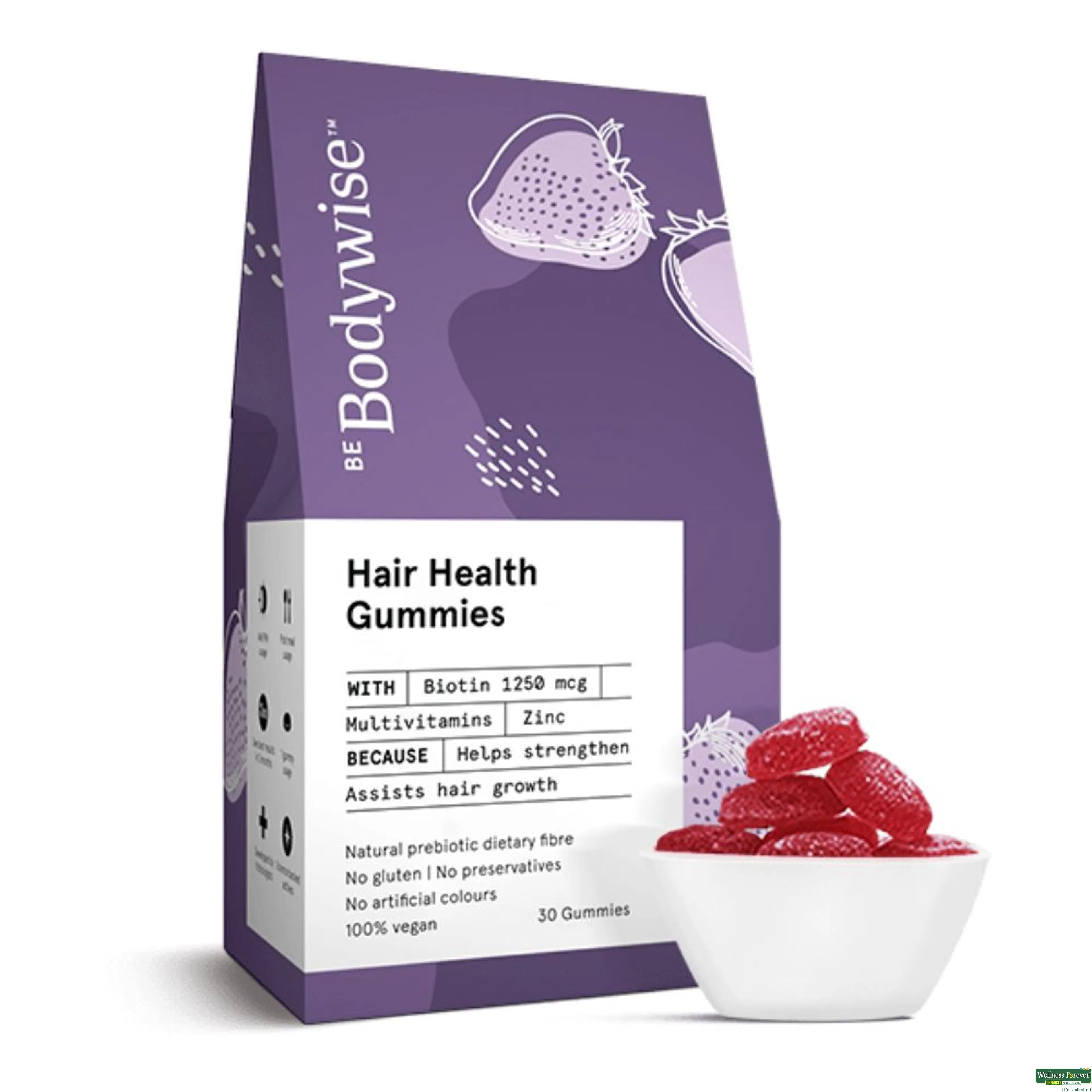 BE BODYWISE GUMMY HAIR HEALTH 30PC-image