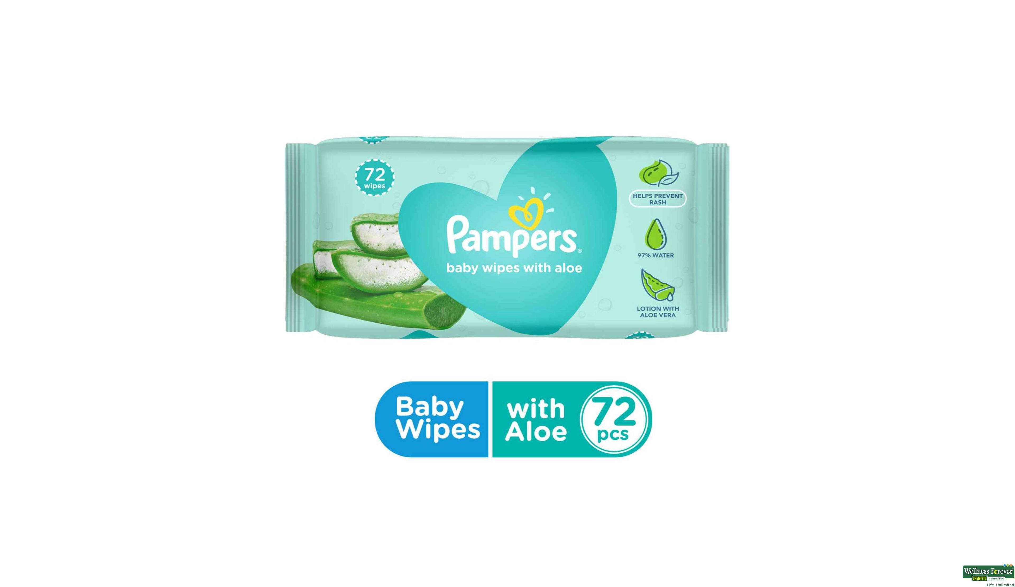 PAMPERS BABY WIPES 72PC ##- 1, 72PC, 