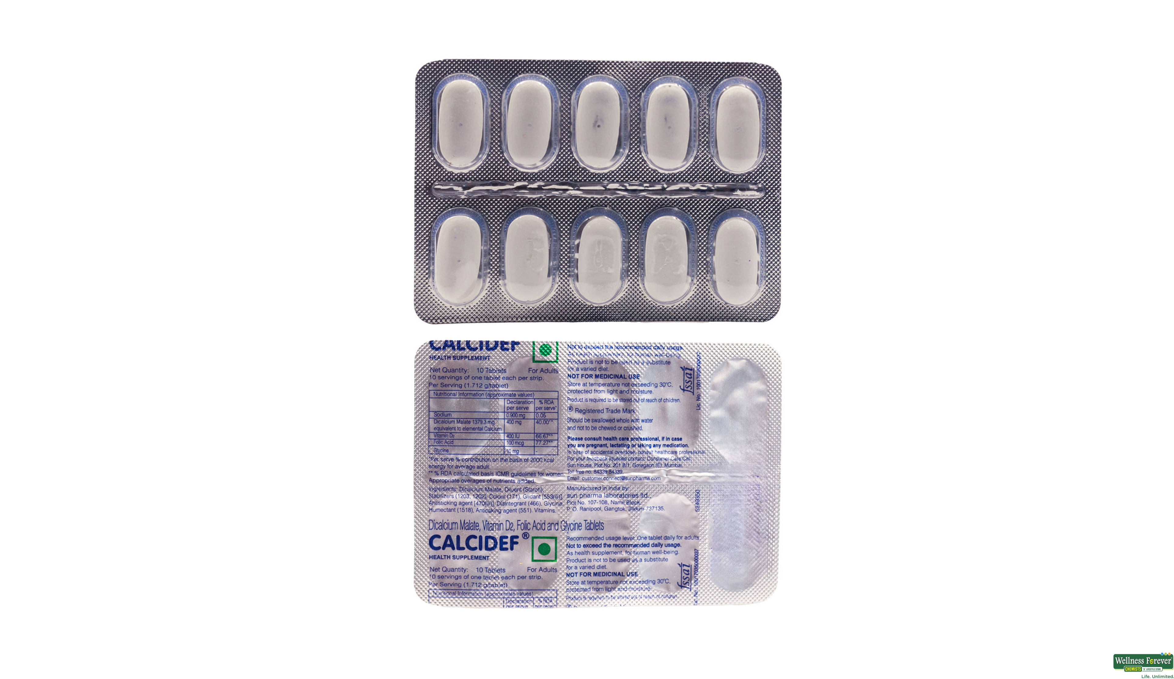 CALCIDEF 10TAB- 1, 10TAB, 
