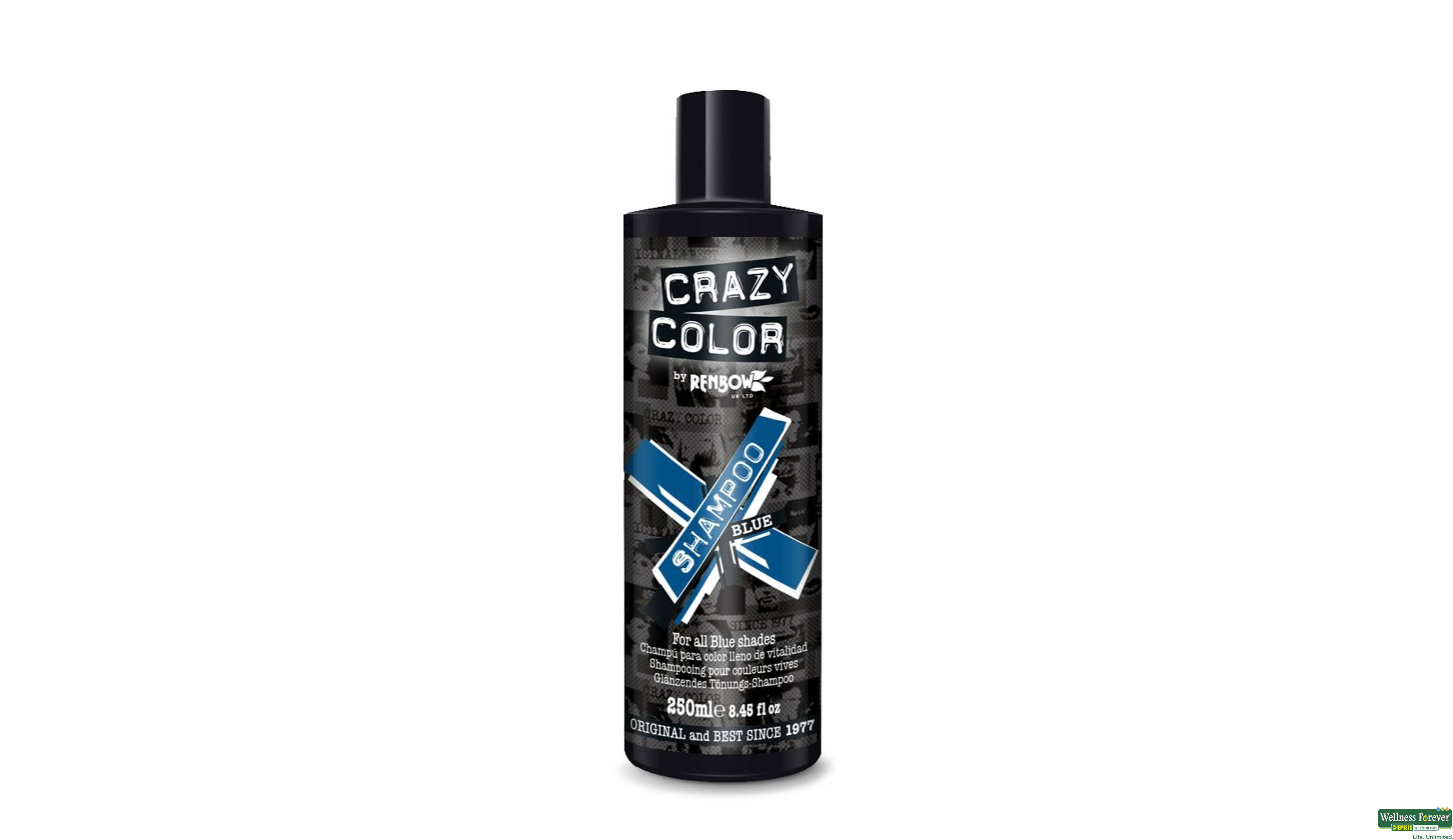 CRAZY COLOR SHMP BLUE 250ML- 1, 250ML, 