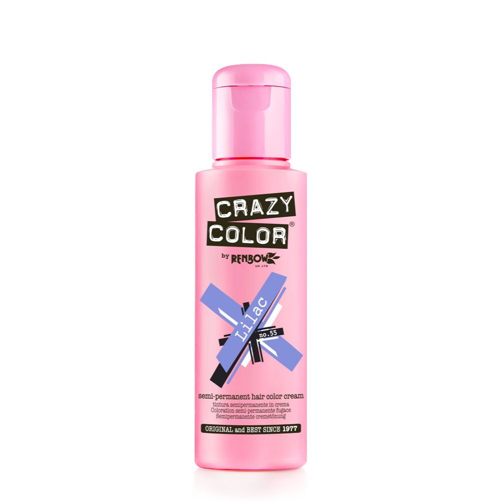 Buy Crazy Color Semi Permanent Hair Colour, Lavender 54, 100 ml Online at  Best Prices