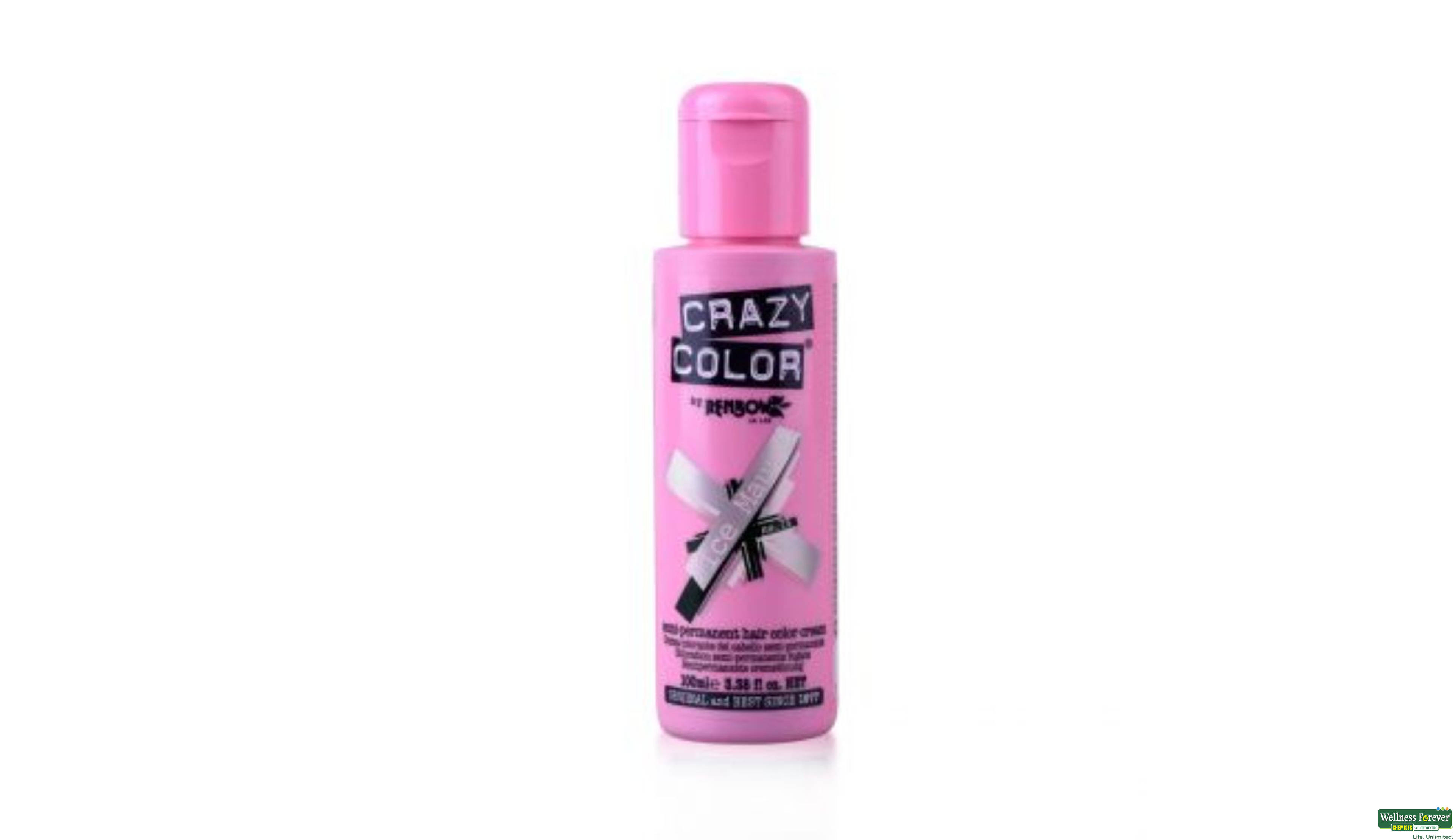 CRAZY COLOR HR/COLOR ICE MAUVE 75 100ML- 1, 100ML, 