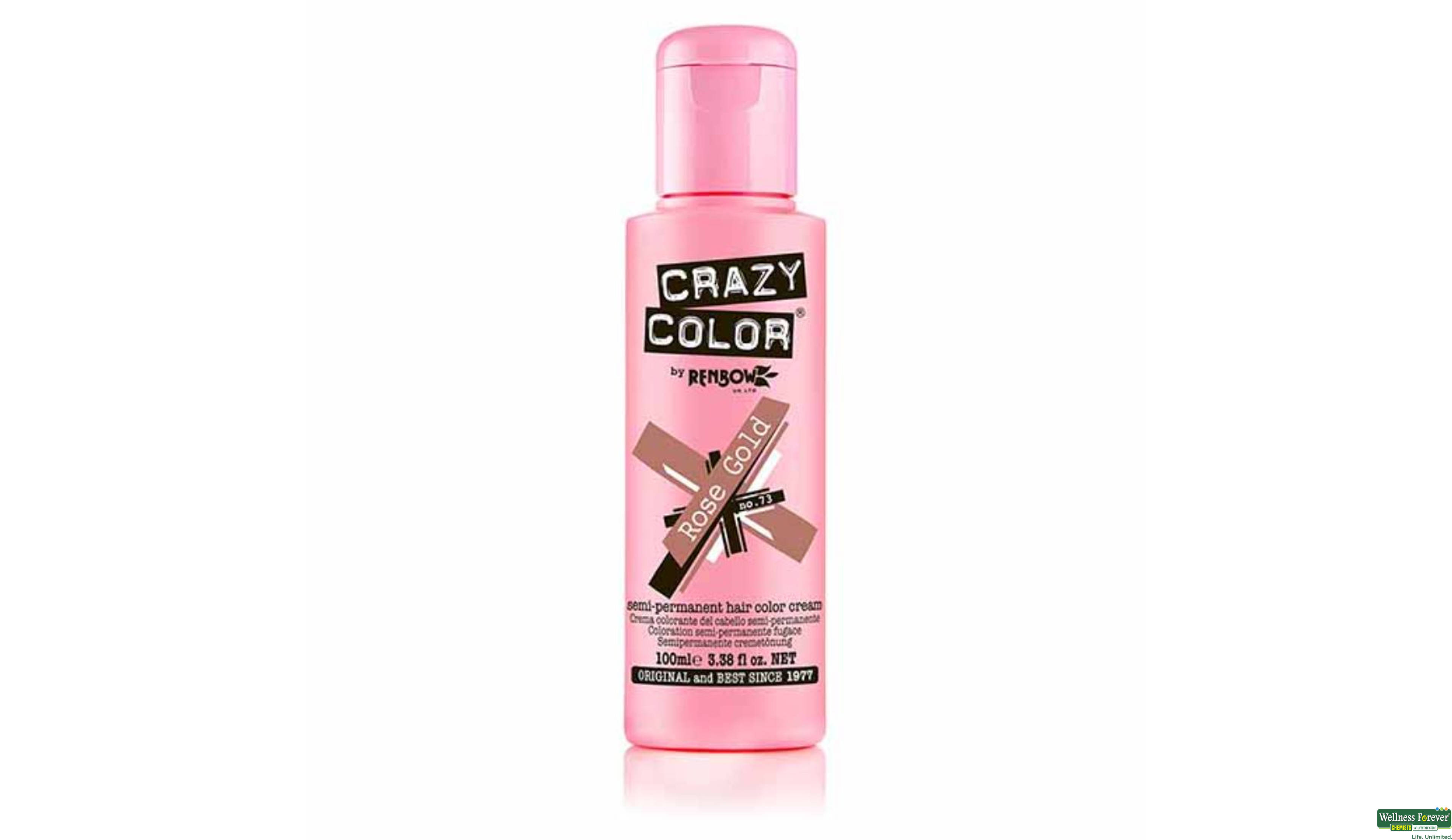 CRAZY COLOR HR/COLOR ROSE GOLD 100ML- 1, 100ML, 
