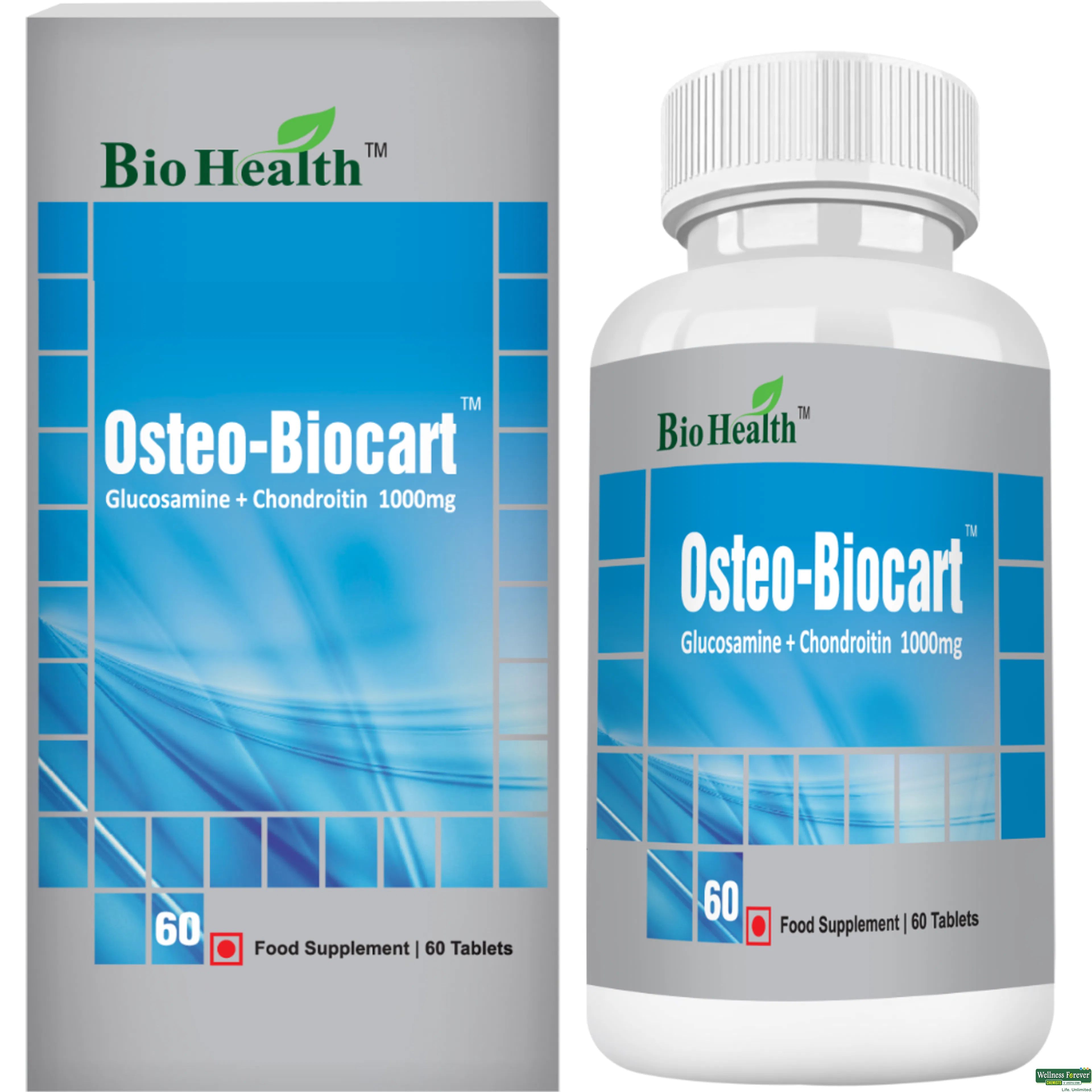 BIOHEALTH OSTEO-BIOCART 1000MG 60TAB-image