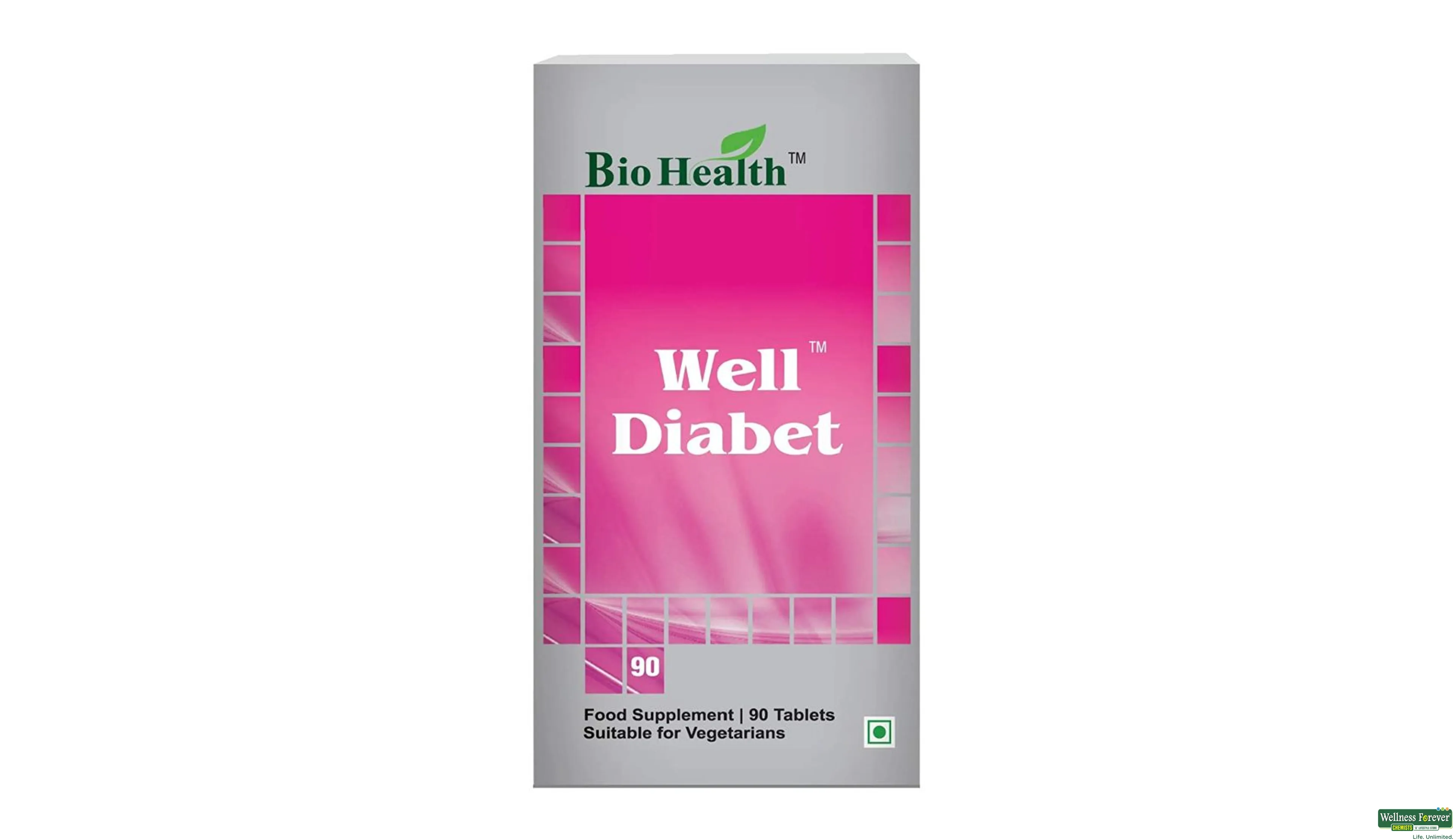 BIOHEALTH WELL DIABET 90TAB- 2, 90TAB, 