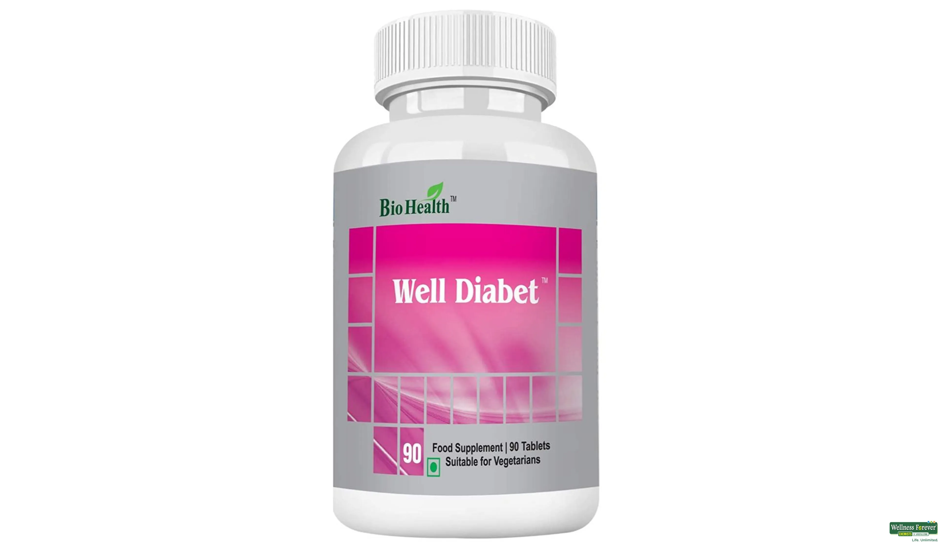 BIOHEALTH WELL DIABET 90TAB- 3, 90TAB, 