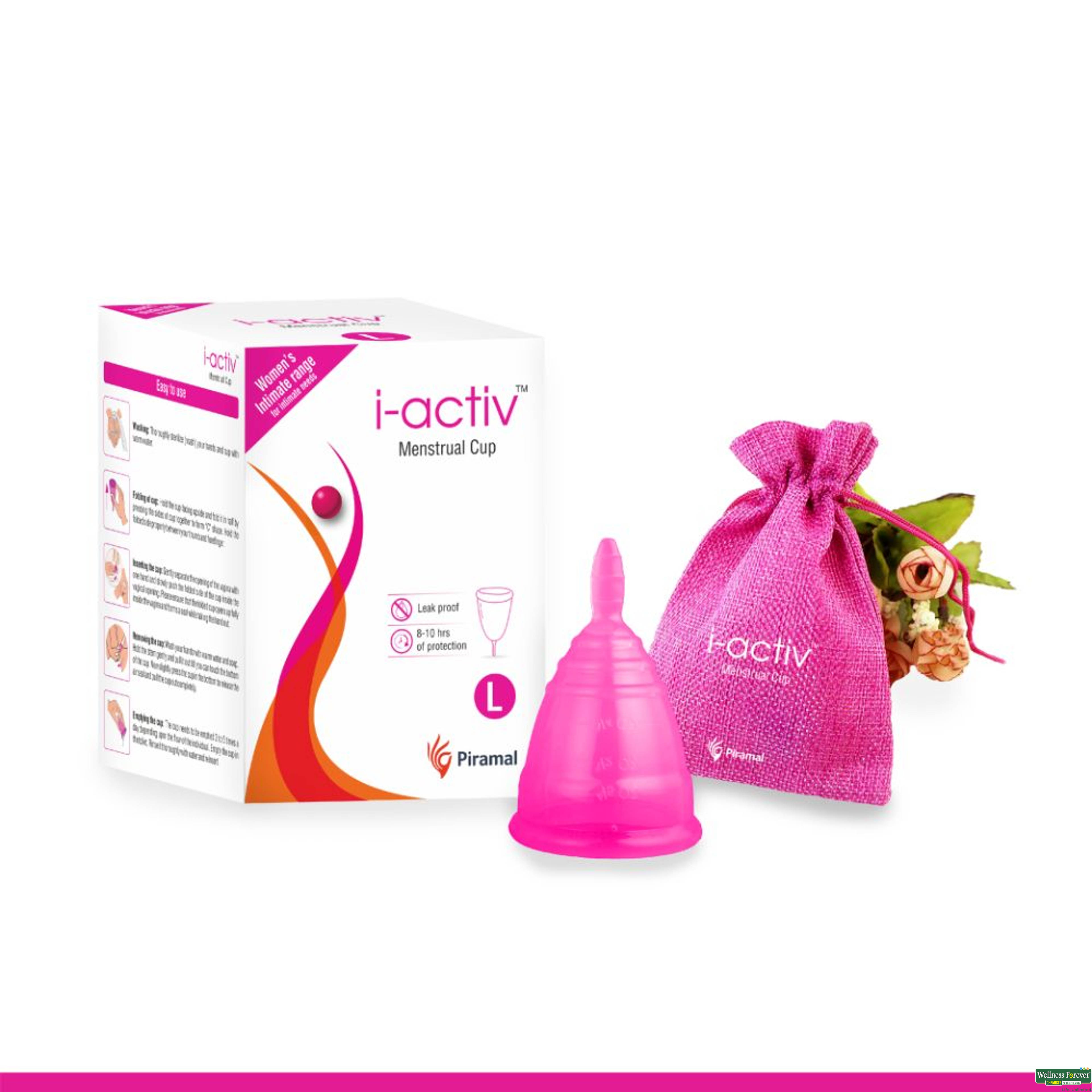 I-Activ Menstrual Cup Large, 1  Pieces-image