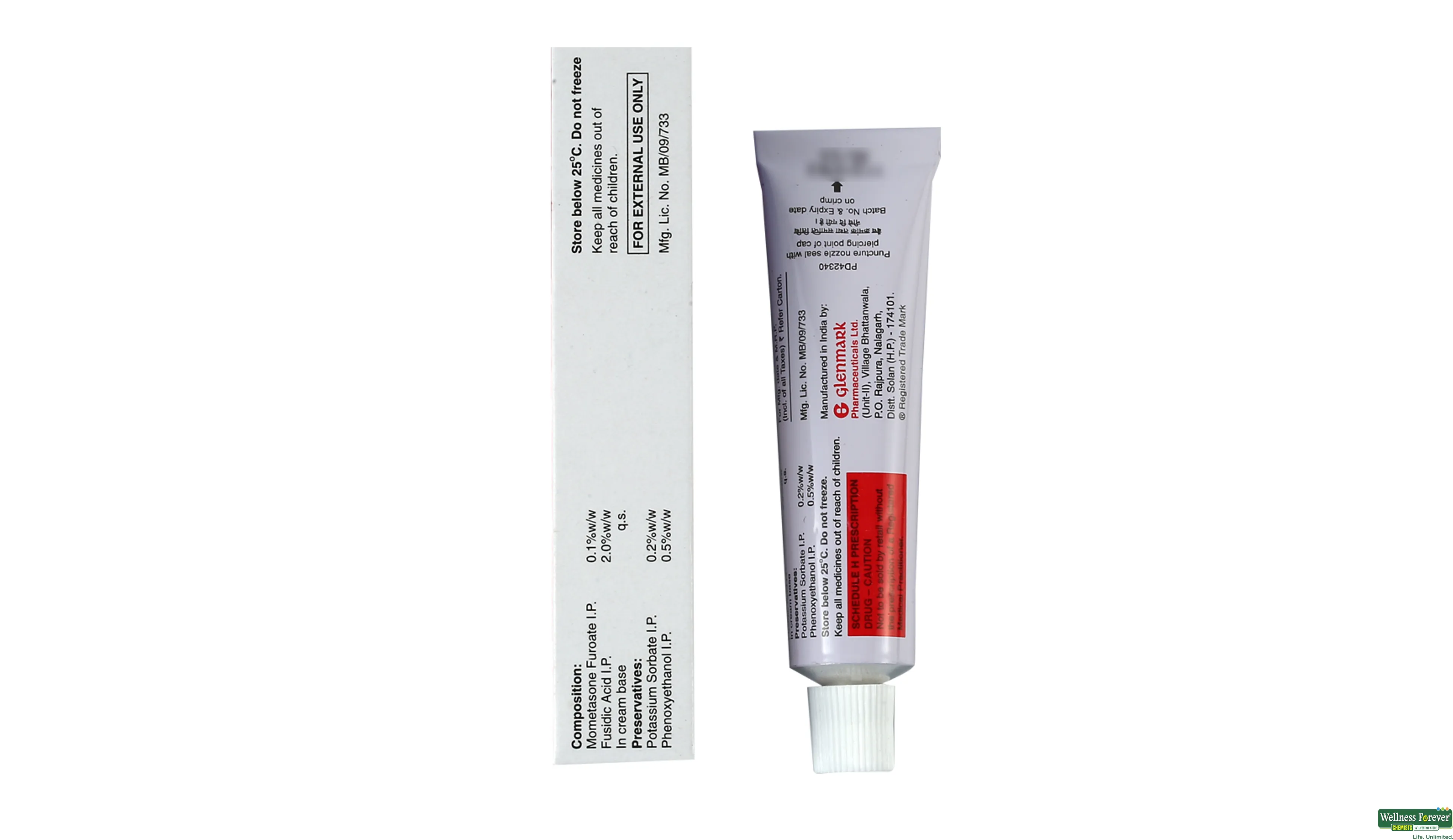 Momate-F Cream (Mometasone Furoate & Fusidic Acid Cream), For