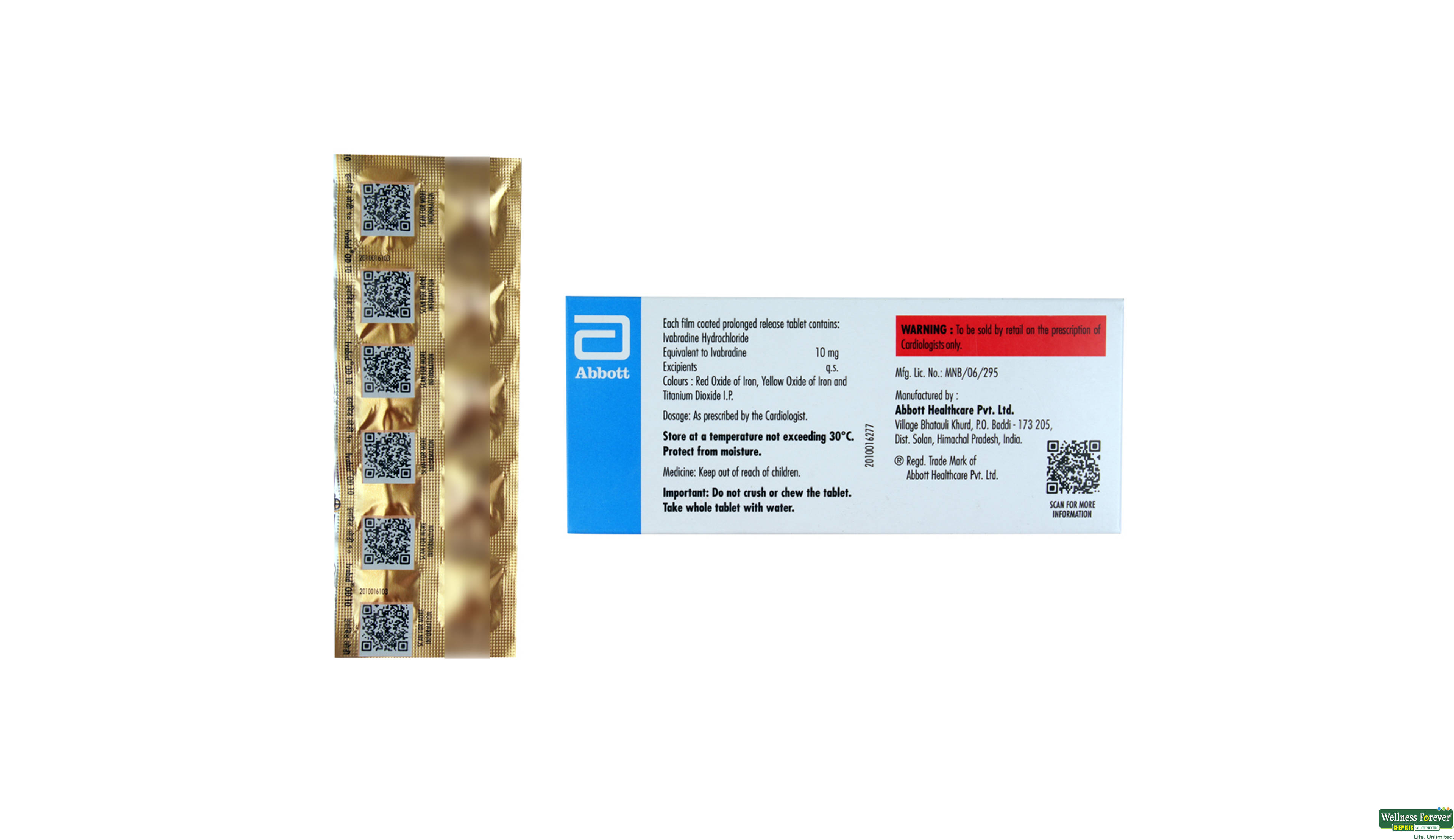 IVABID-OD 10MG 10TAB- 2, 10TAB, 
