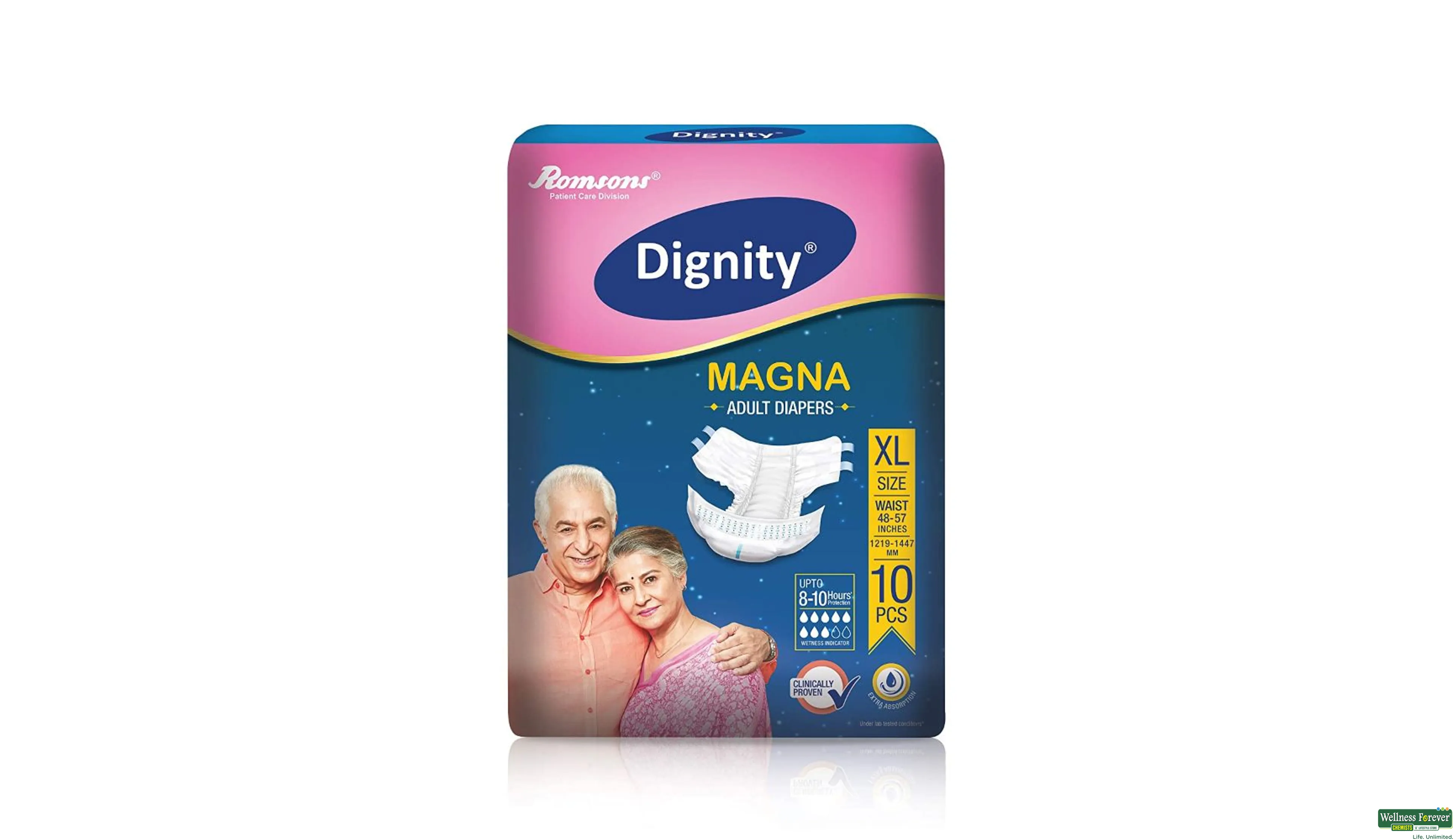 DIGNITY MAGNA DIAP ADULT XL 10PC- 1, 10PC, 