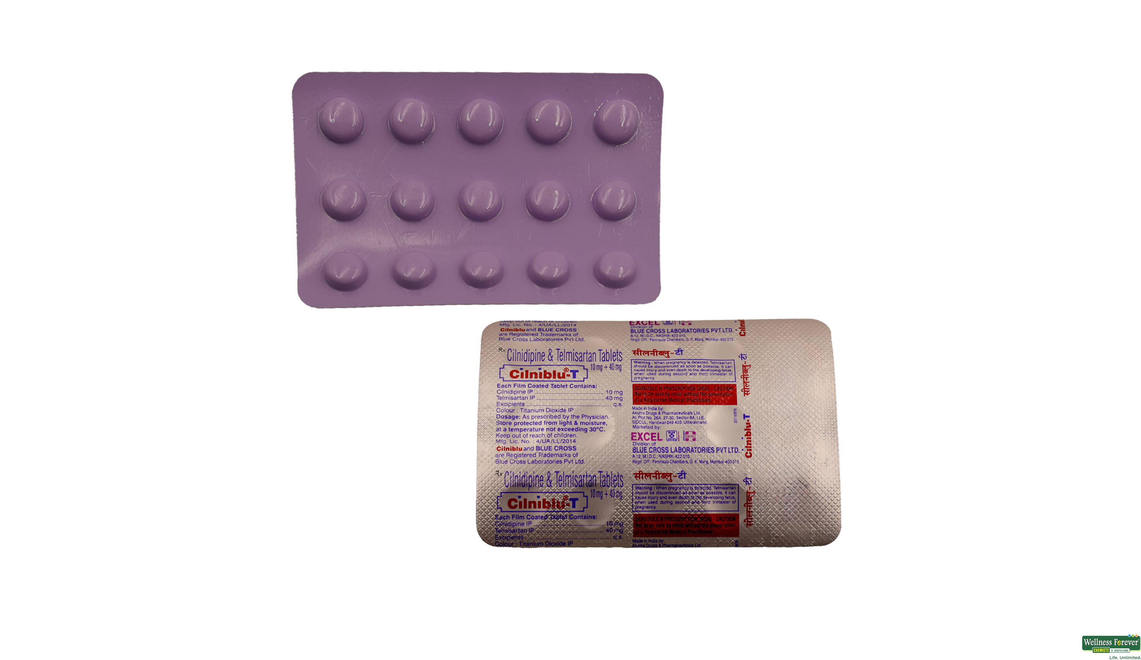 CILNIBLU-T 15TAB- 1, 15TAB, 