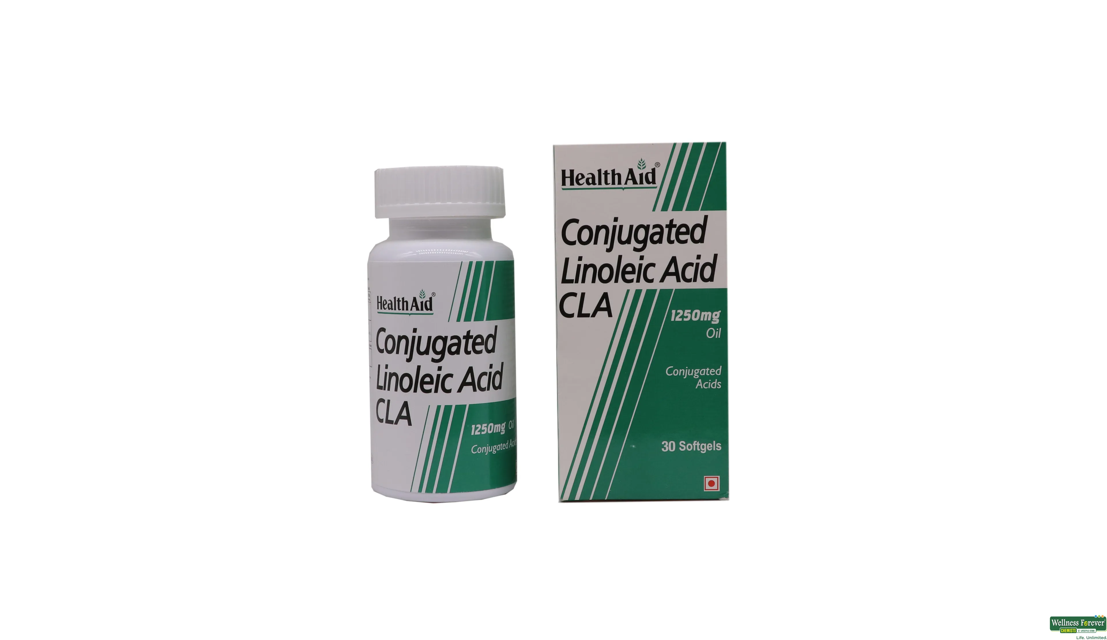 HEALTH AID CLA 1250MG 30CAP- 1, 30CAP, 