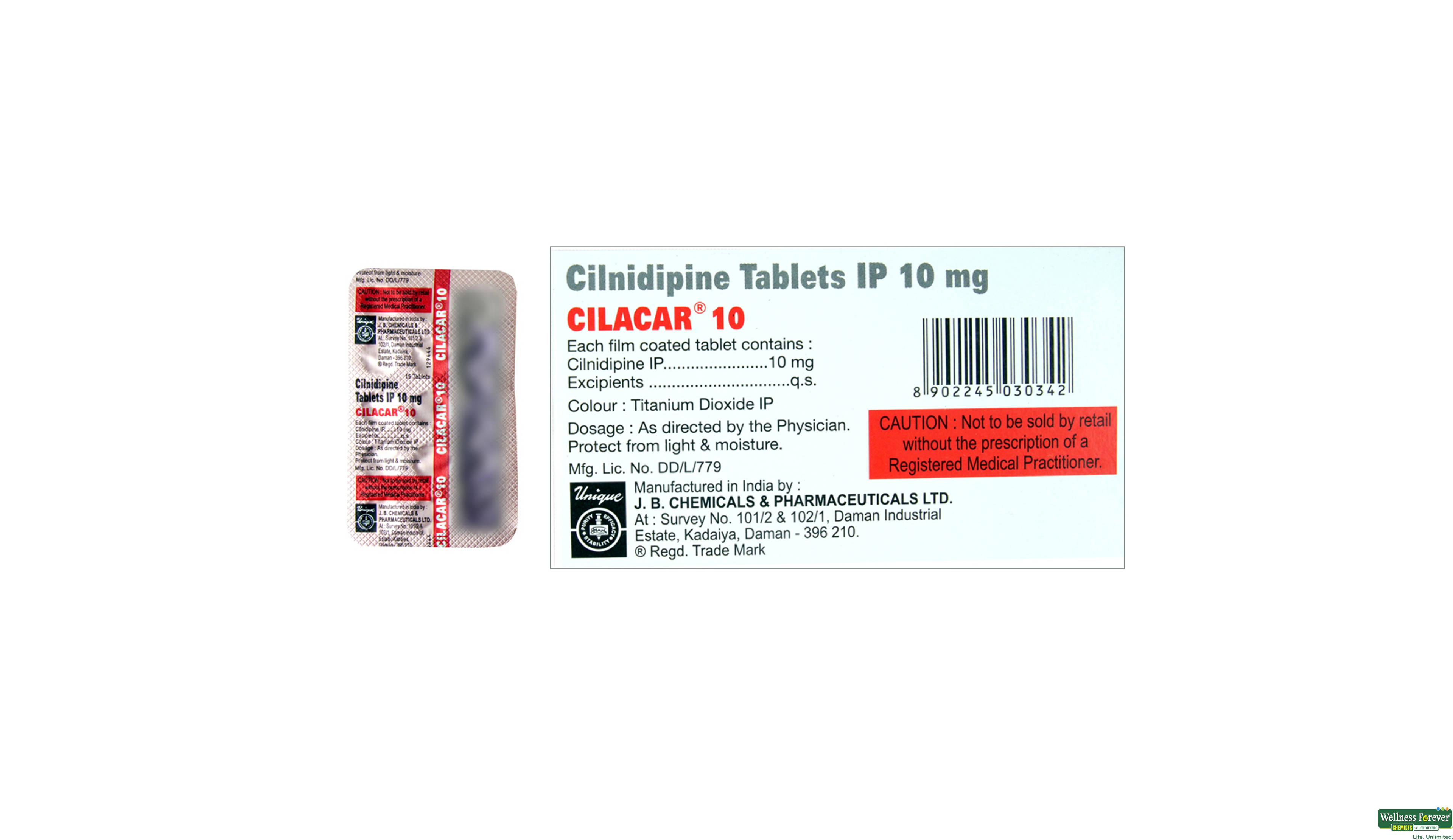 CILACAR 10MG 15TAB- 2, 15TAB, •Blood Pressure Management: Cilacar 10mg is highly effective in lowering and managing blood pressure levels, helping to maintain them within a normal range.

•Cardiovascular Health: Regular use of Cilacar can reduce the risk of developing serious heart conditions, such as heart attacks and strokes, by improving cardiovascular function and reducing strain on the heart.

•Improved Circulation: By dilating blood vessels, Cilacar enhances blood flow throughout the body, ensuring that organs receive adequate oxygen and nutrients.