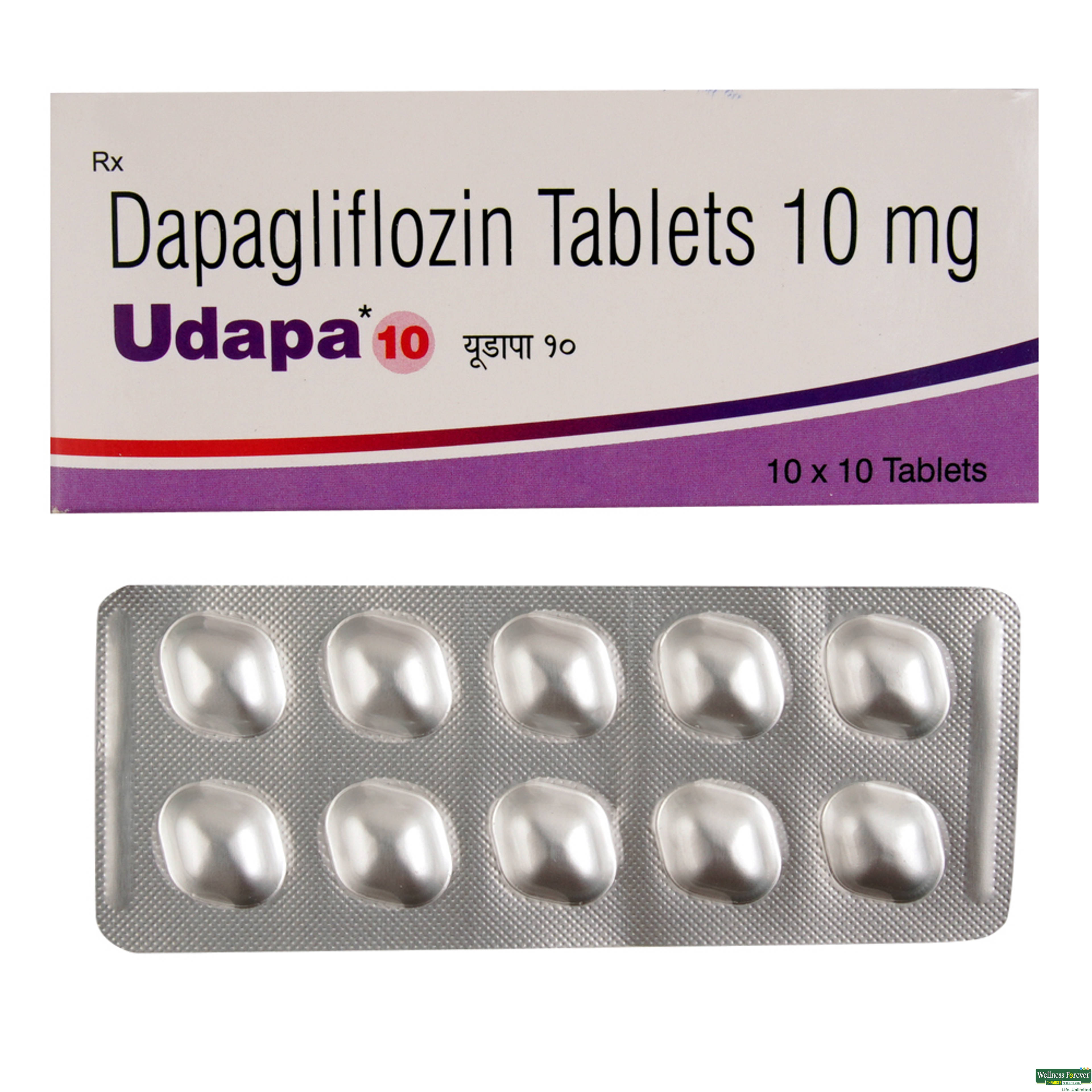 UDAPA 10MG 10TAB-image
