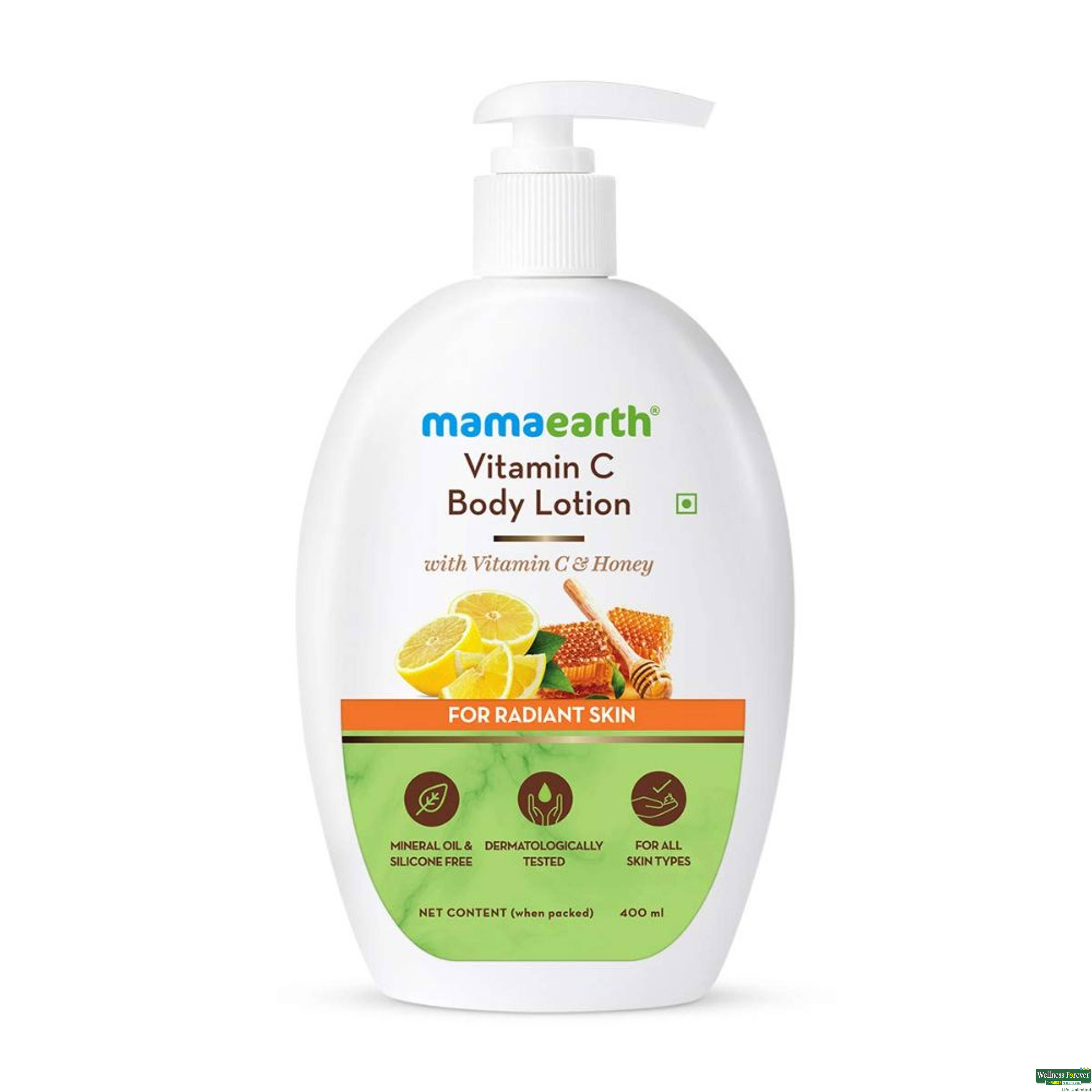 Mamaearth Body Lotion Vit C 400ml-image