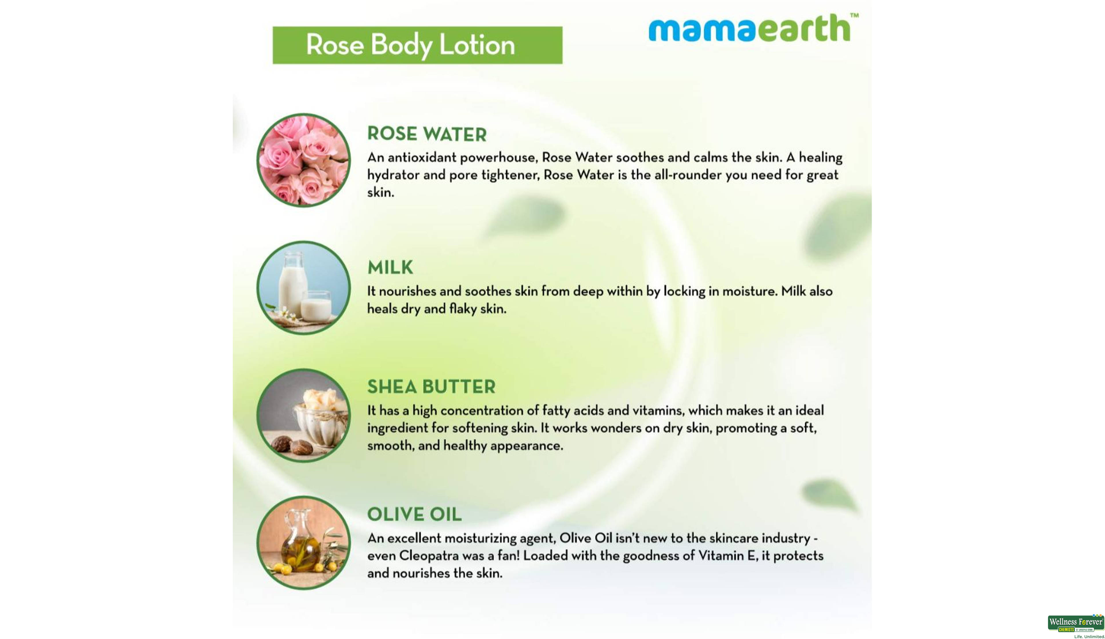 MAMAEARTH B/LTN ROSE 400ML- 4, 400ML, 