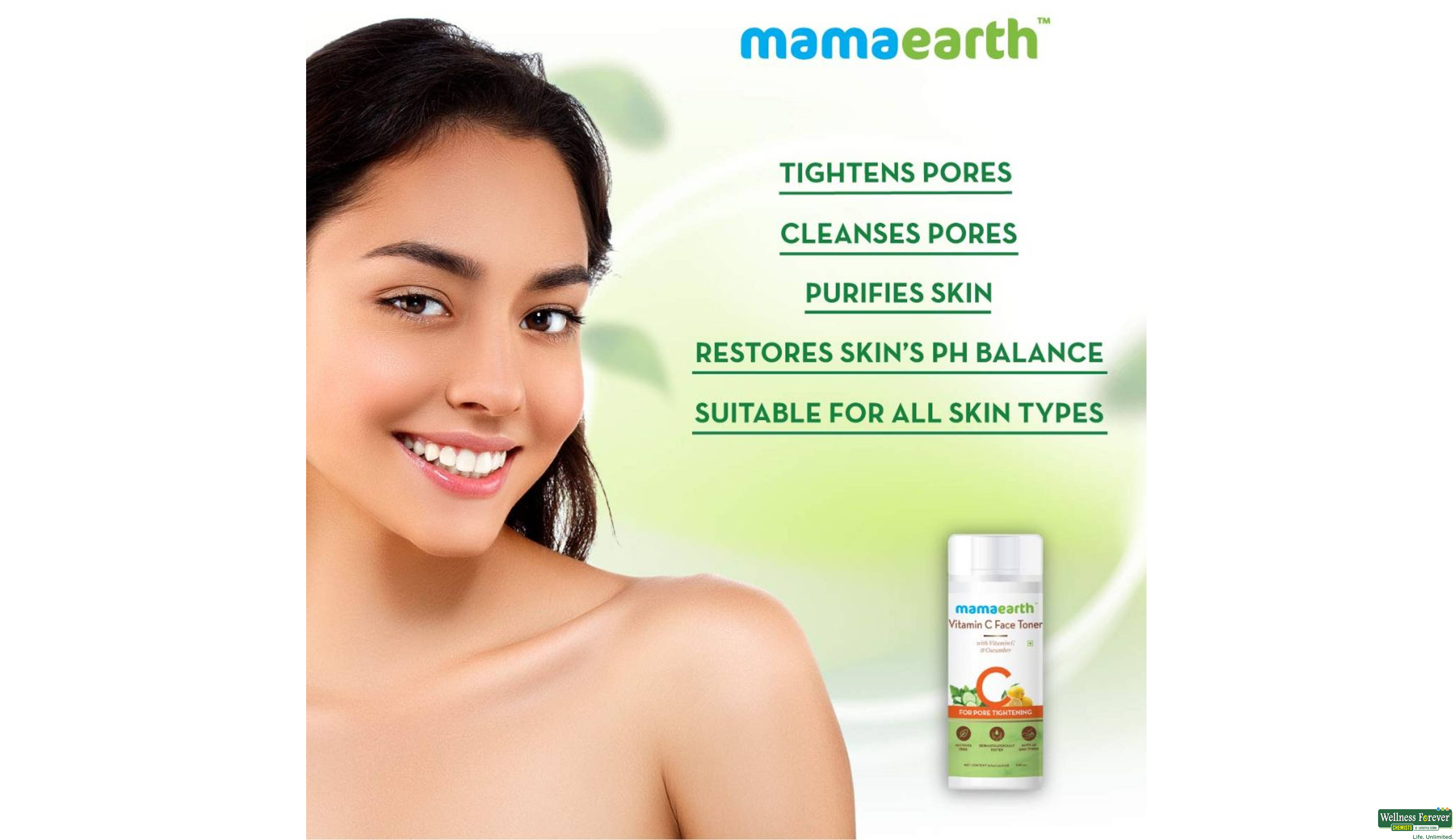 MAMAEARTH F/TONER 200ML- 3, 200ML, 