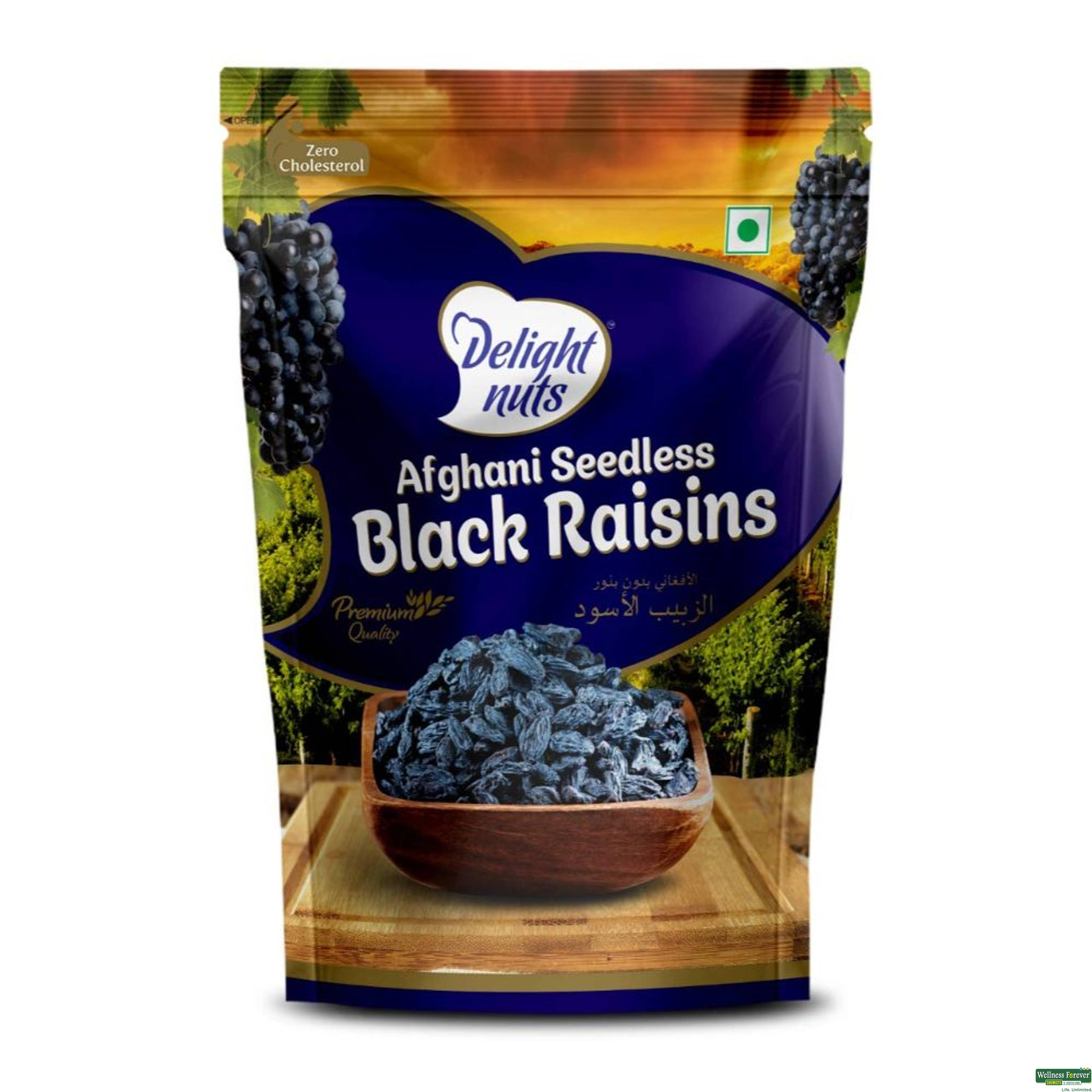 DELIGHT NUTS AFGHANI SEED B/RAISINS 200GM-image