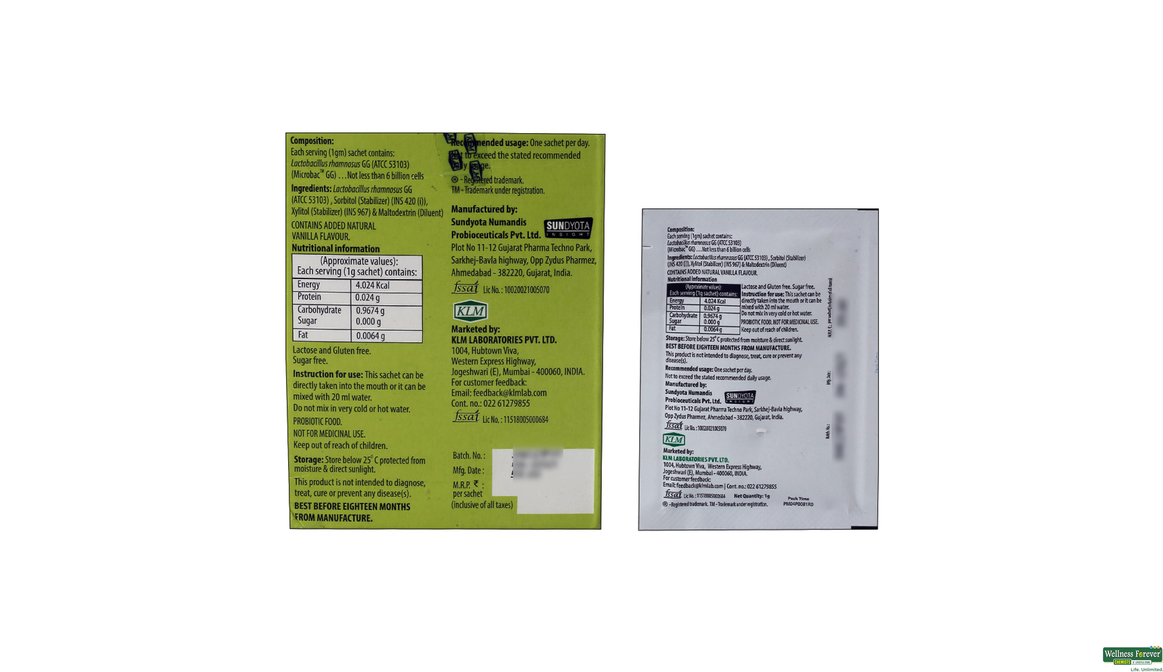 SACCTIK-GG SACH 1GM- 2, 1GM, null