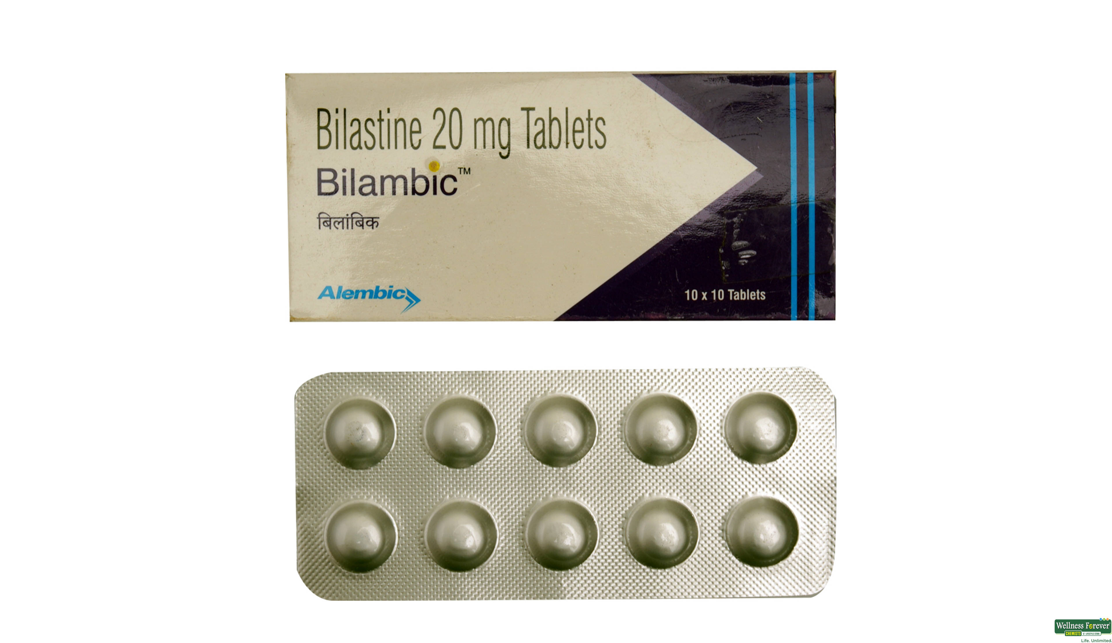 BILAMBIC 20MG 10TAB- 1, 10TAB, 