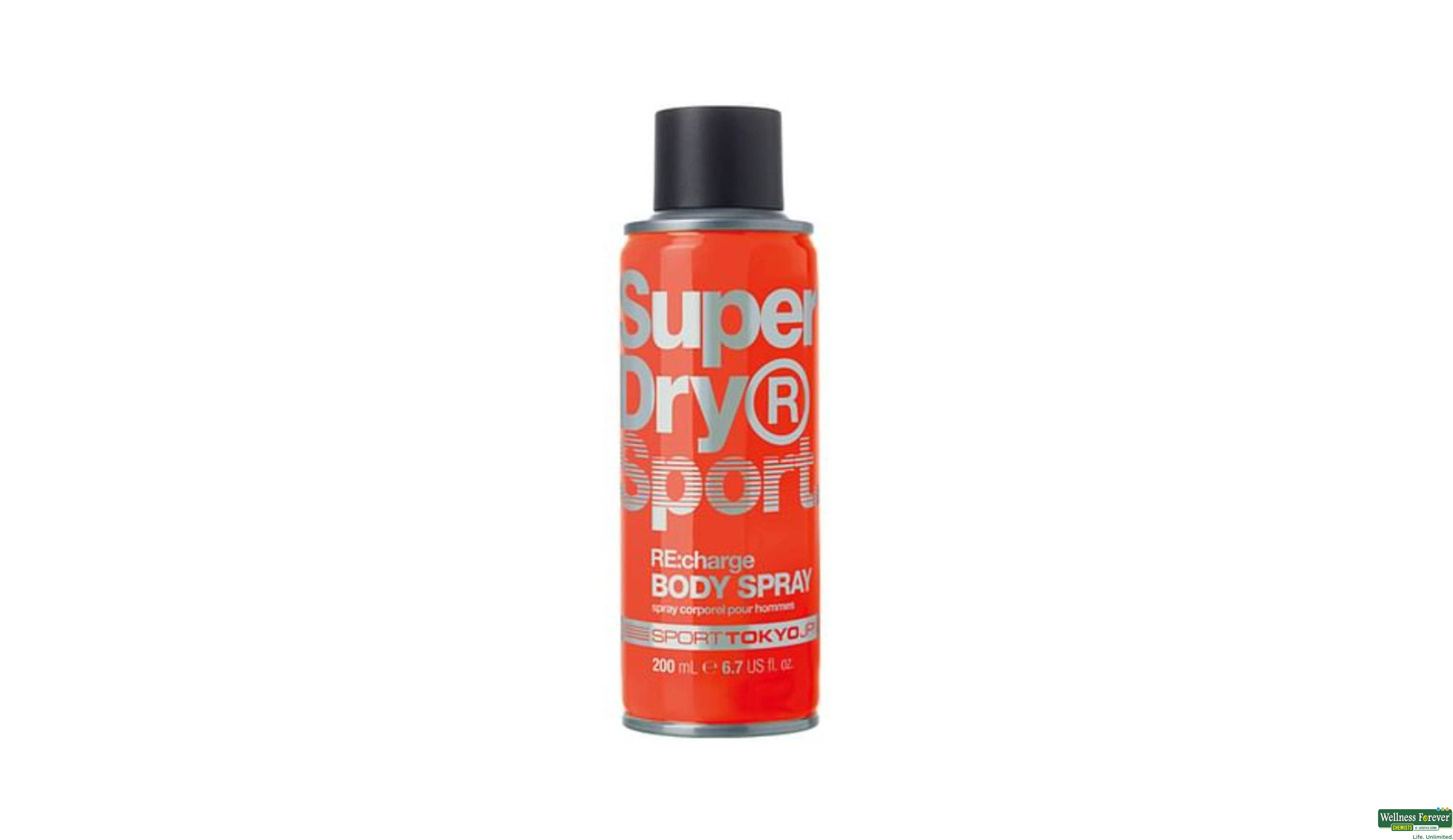 SUPERDRY DEO SPORT RE CHARGE 200ML- 1, 200ML, 