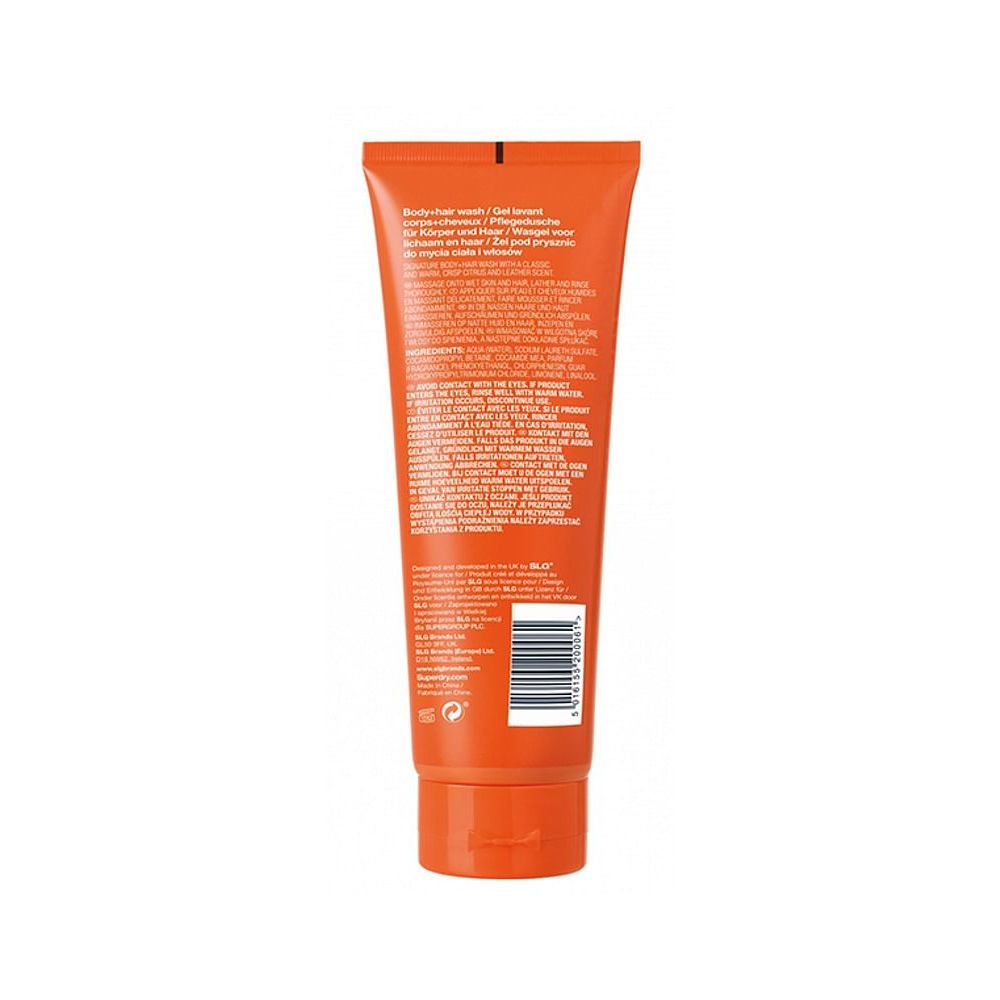 SUPERDRY B/WASH SPORT RE CHARGE 250ML