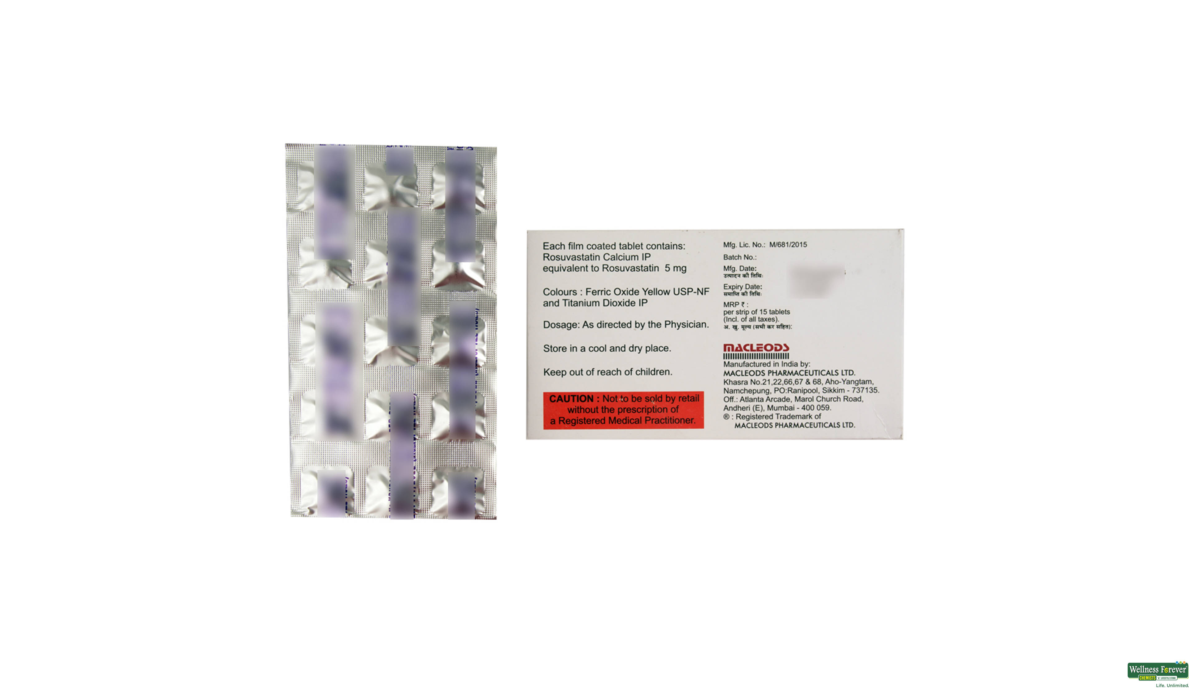 ROSUMAC 5MG 15TAB- 2, 15TAB, 
