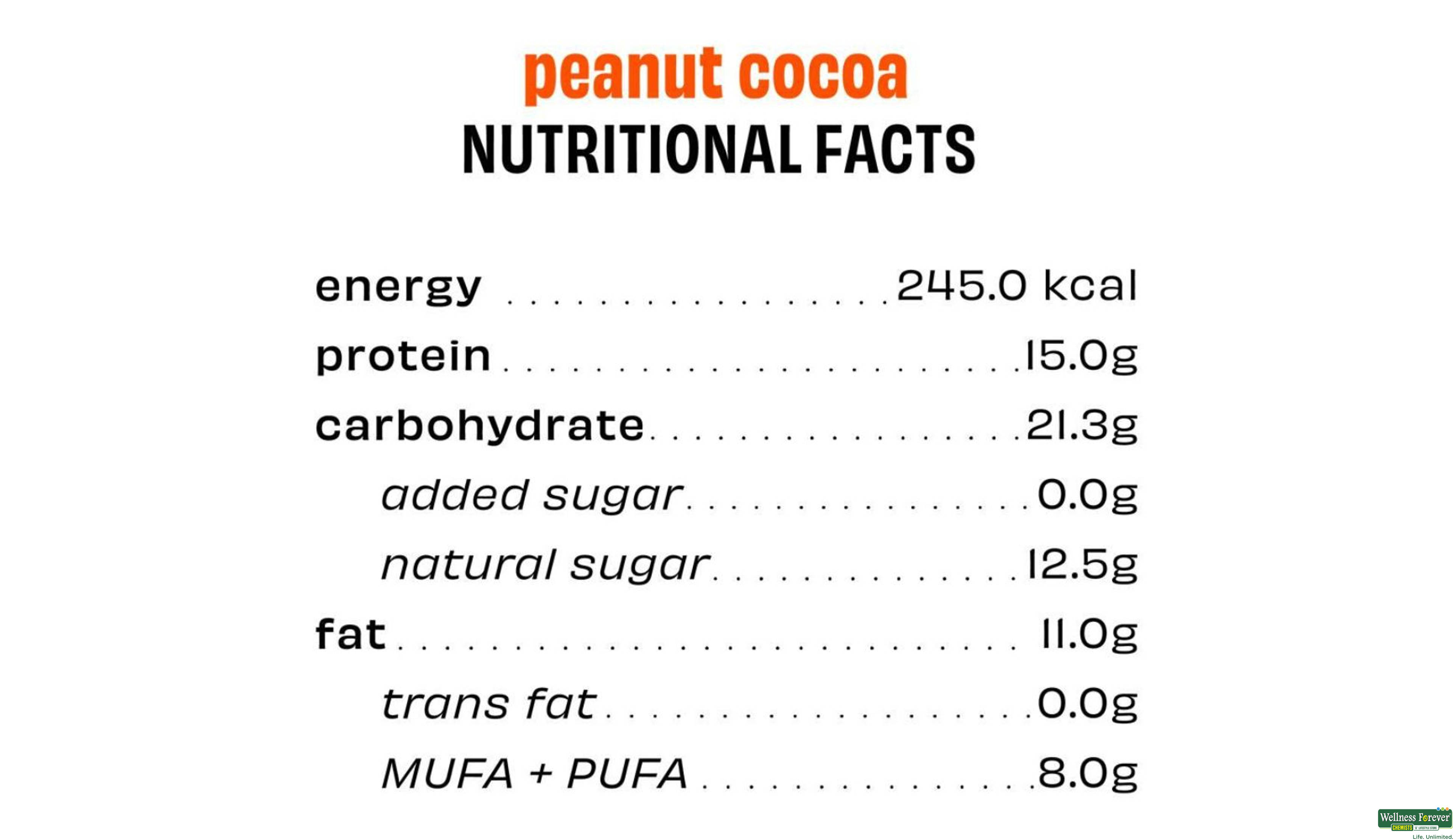 THEWHOLE T PRTN BAR PNUT COCO 6X52 312GM- 4, 312GM, null