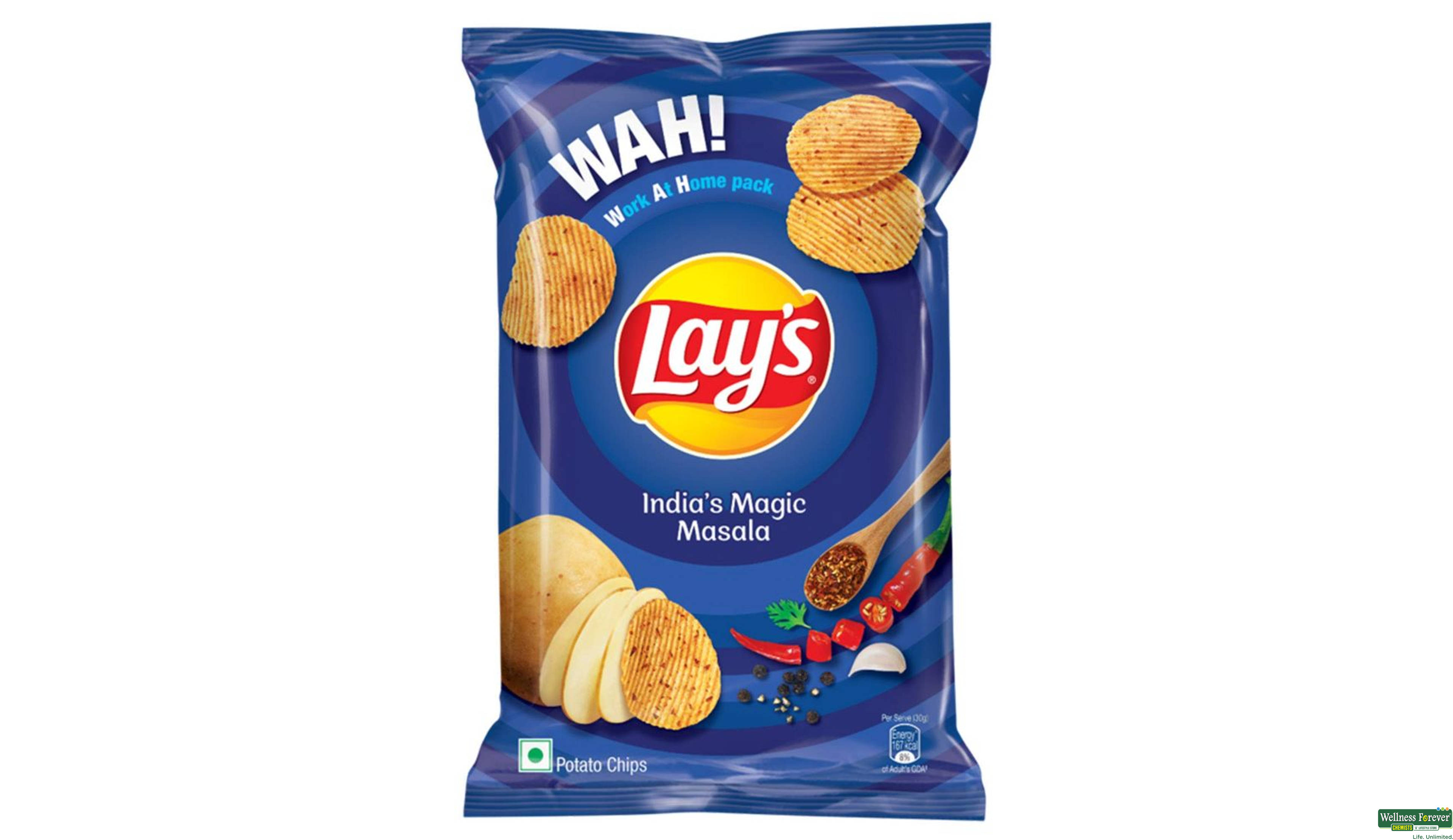 LAYS CHIPS INDIAS MAGIC MASALA 90G/82G- 1, 82GM, 