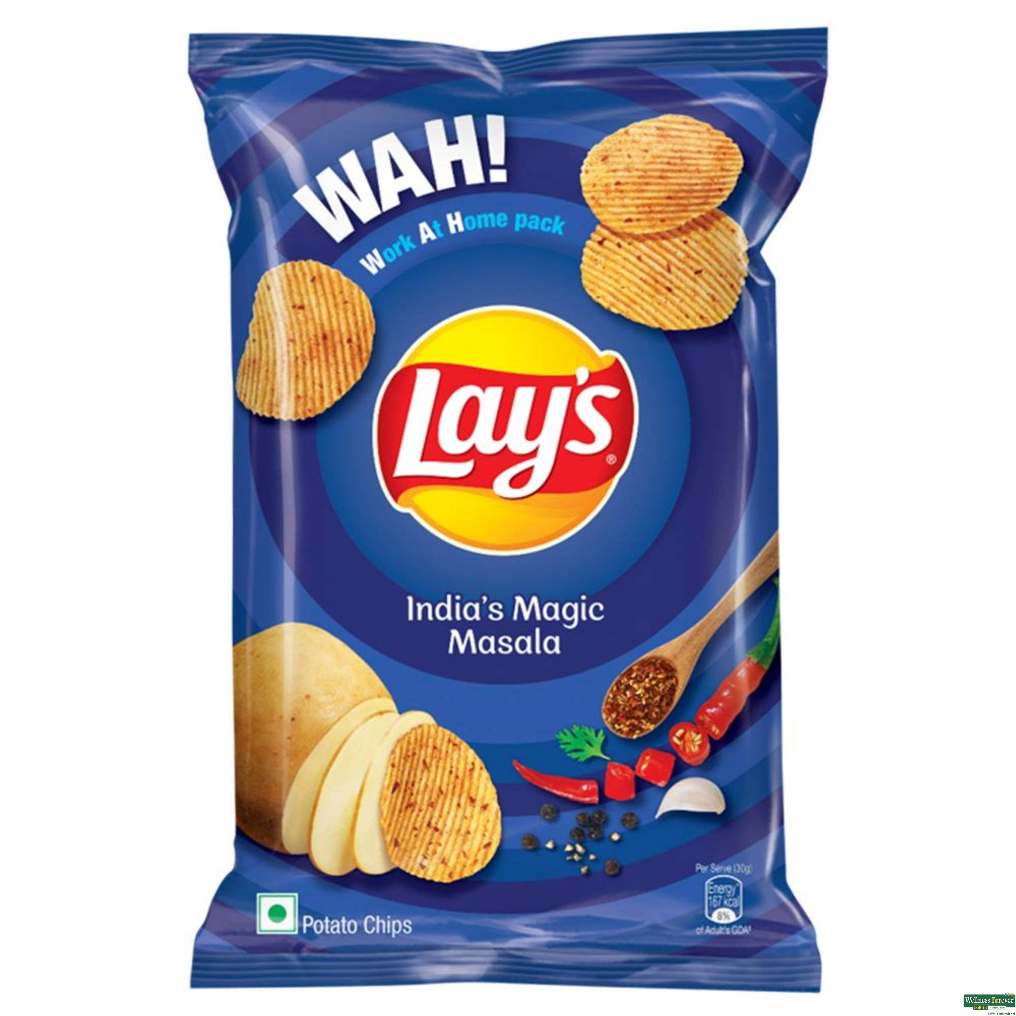 Lay's Potato Chips Masala Magic 130g-image